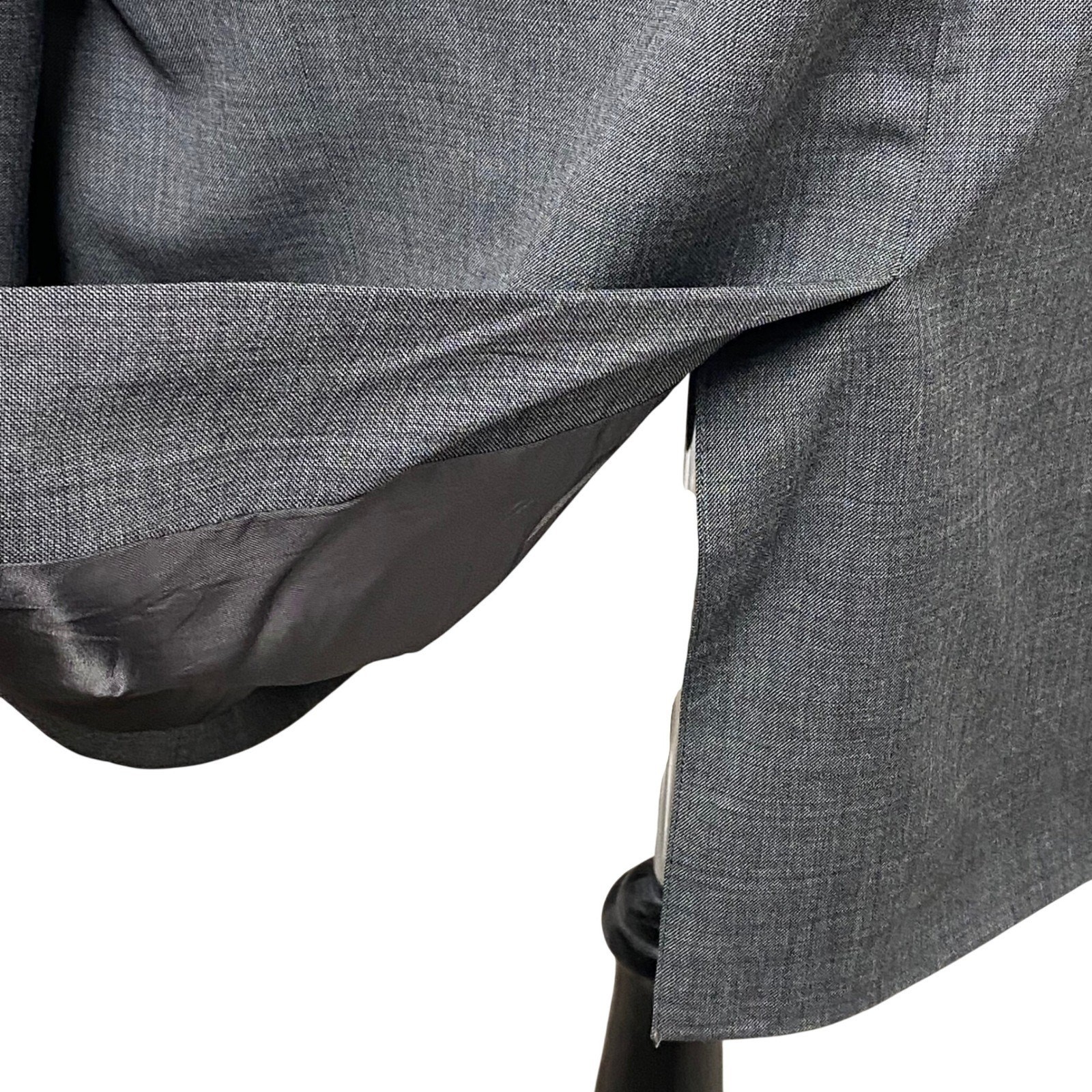 Lauren Ralph Lauren Blazer Mens 48R Gray Woven Two Button Wool