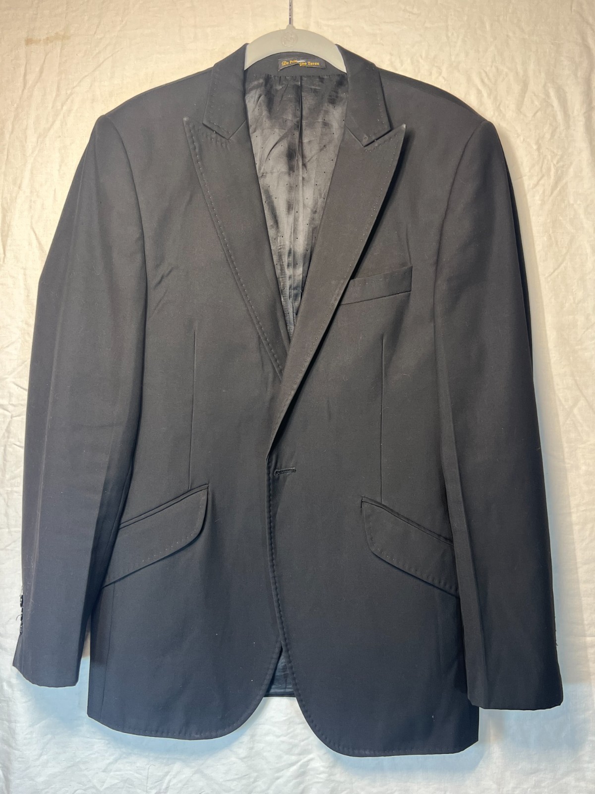 Wool Blend Blazer De Princeeno Terex Slim Fit Turkish Fashion sz 50