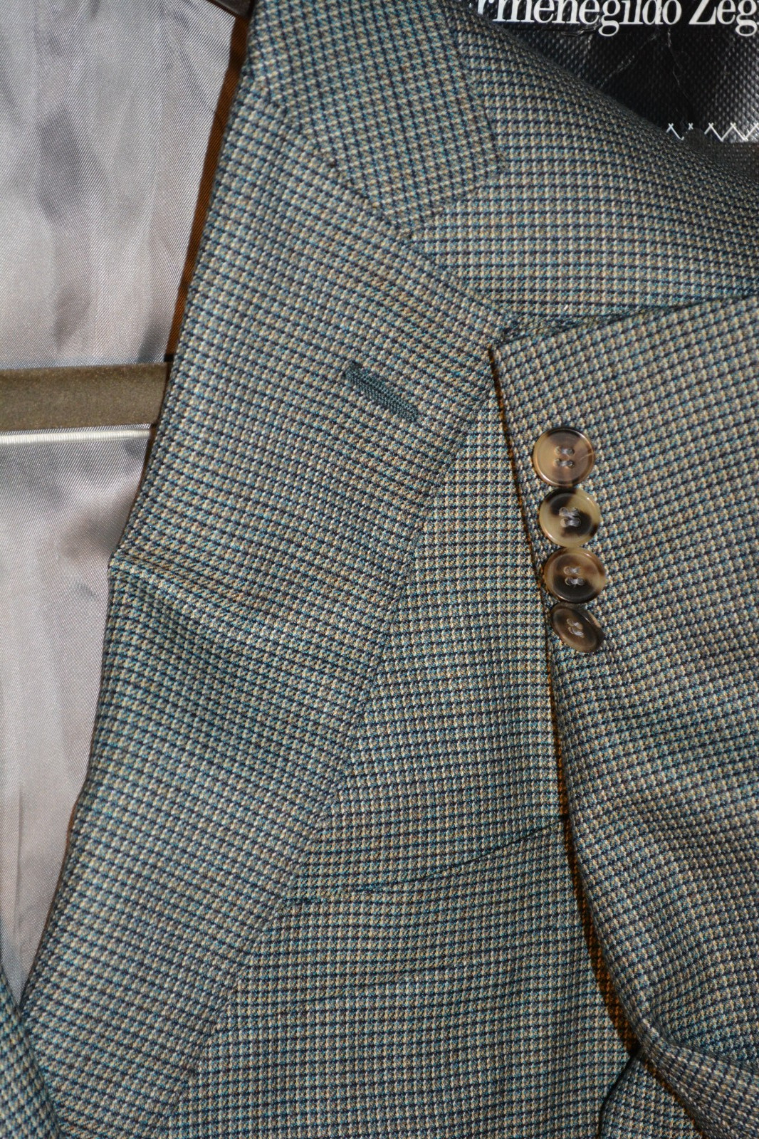 Ermenegildo Zegna 15milmil15 Wool Blazer Aqua Blue Jacket 42R 42 R Teal MINT