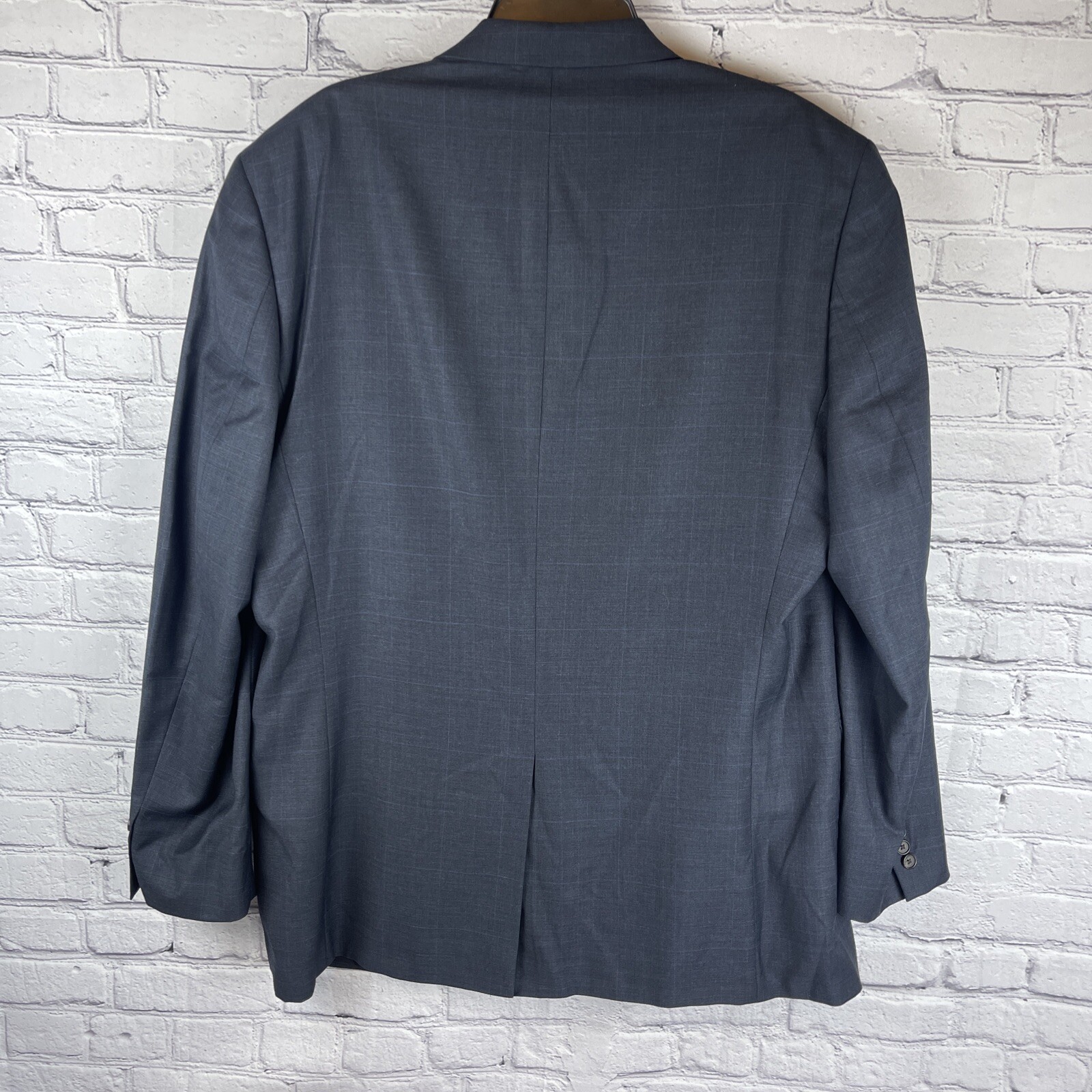 Lauren Ralph Lauren Blazer Sport Coat 44R Navy Blue 100% Wool 2 Button
