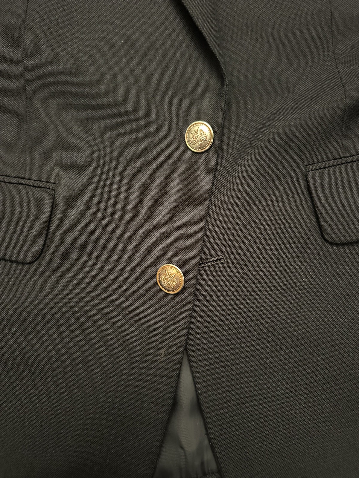 Bert Pulitzer Navy blue blazer with gold buttons ~ Size 39R