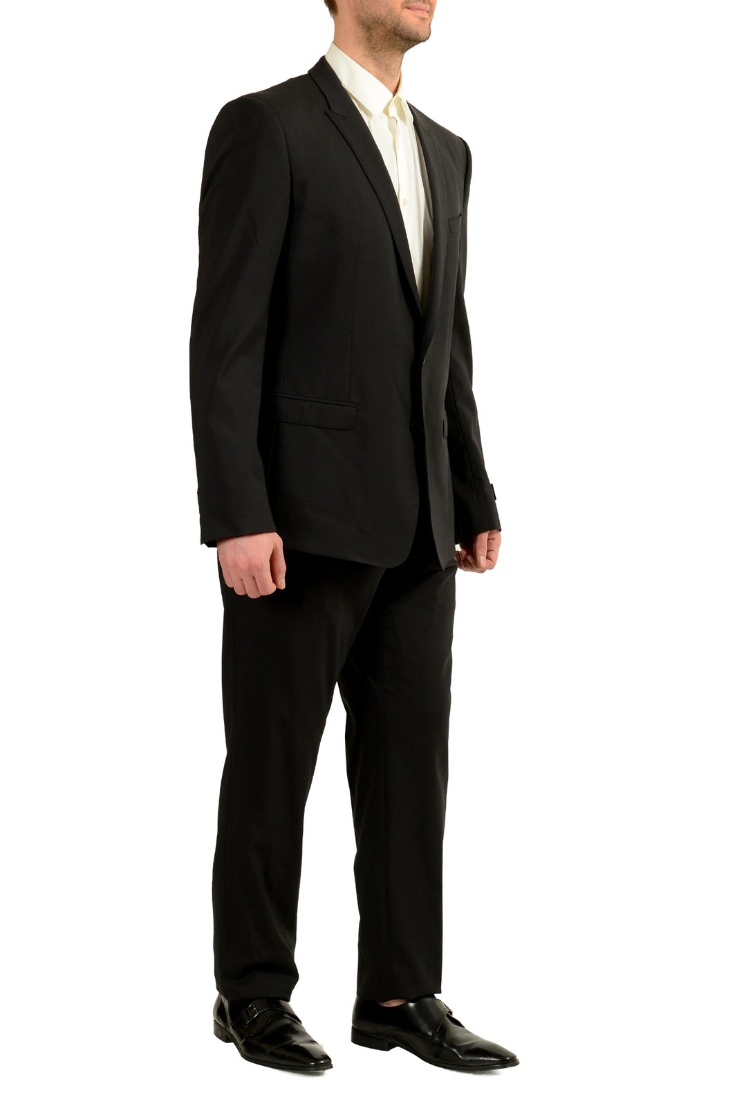 Dolce & Gabbana Men’s “Gold” Black Wool Two Button Suit US 46R IT 56R