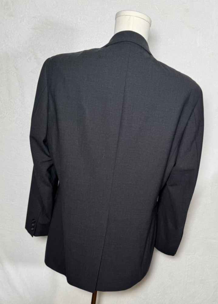 BROOKS BROTHERS BROOKSEASE WOOL CHARCOAL GREY BLAZER SPORT COAT SUIT JACKET 43 R