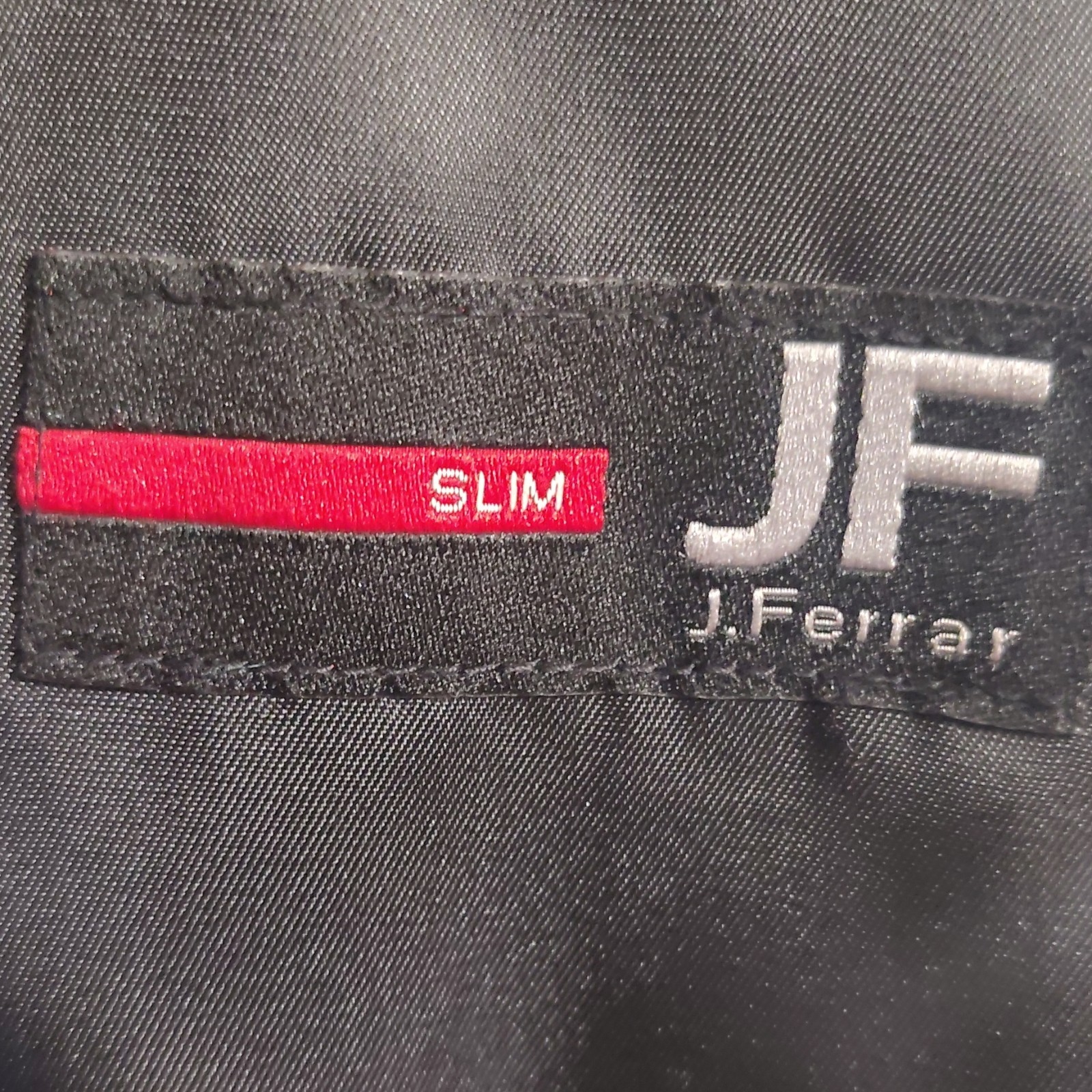 J. Ferrar Slim Fit Floral Blazer 36R Black White Cotton Spandex. Never Worn