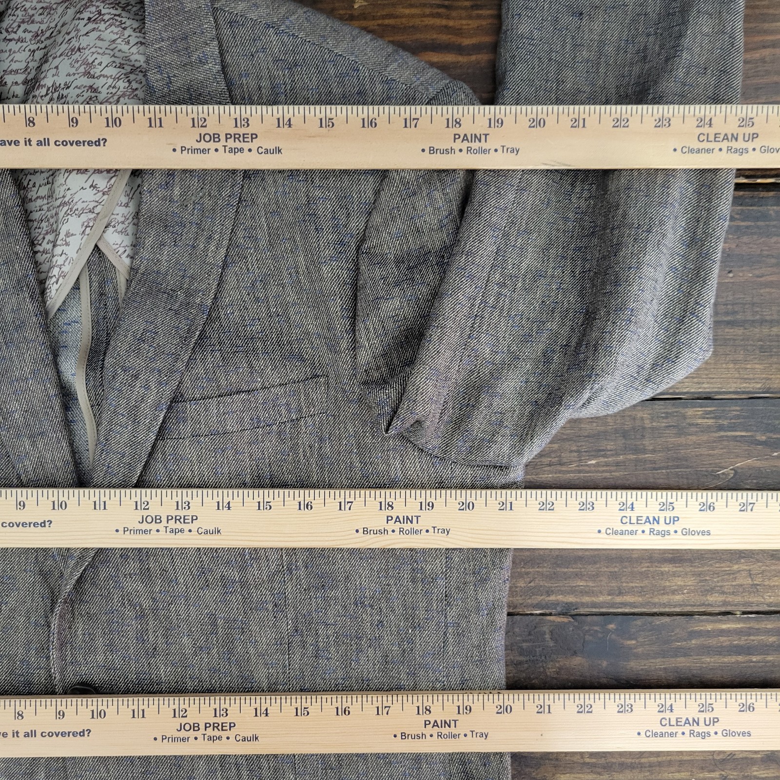 1 Like No Other Men’s Sport Coat Blazer Two Button Olive Linen Blend Size 42L