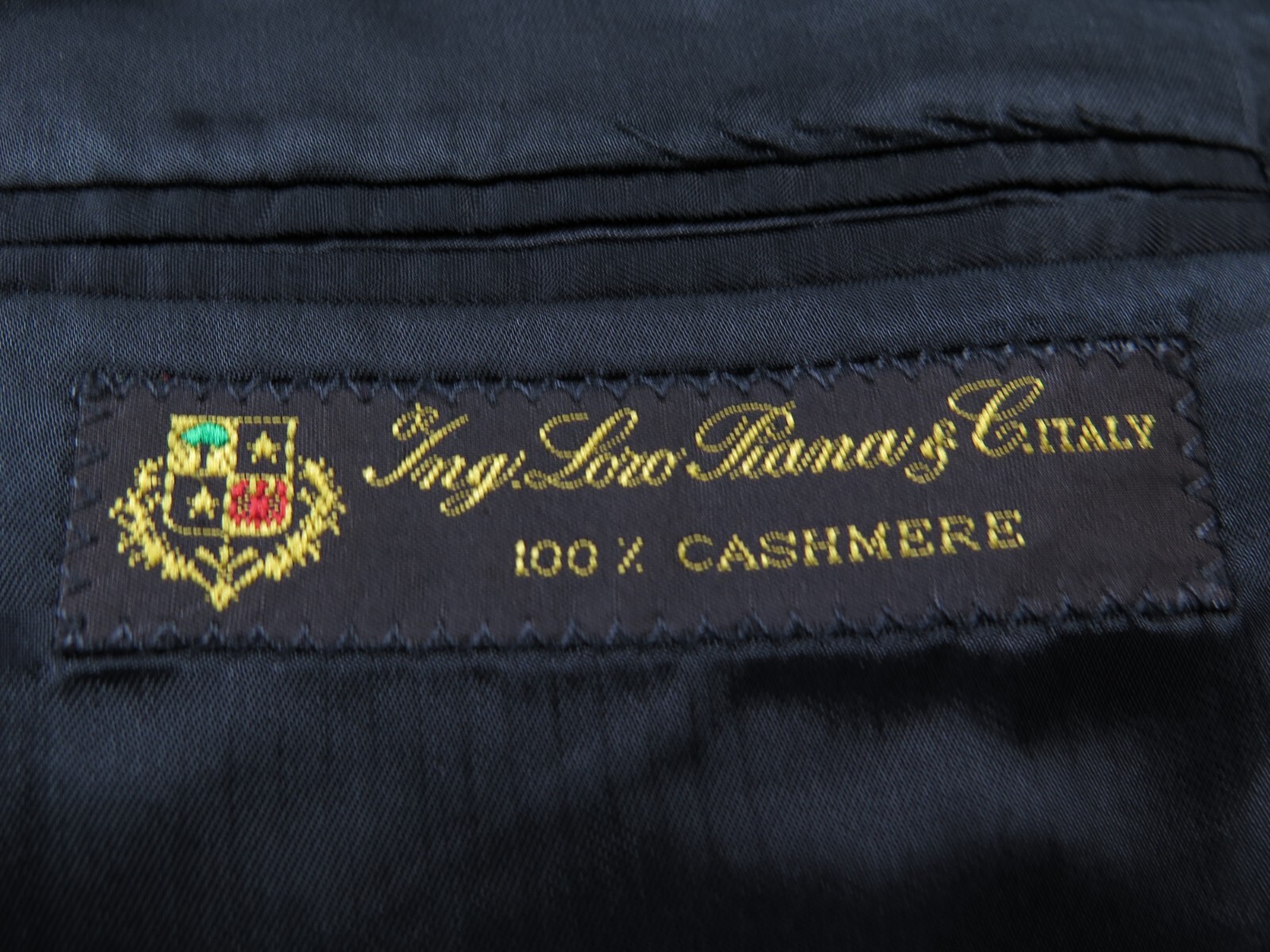 Jack Victor Loro Piana Italy Men Cashmere Black Blazer Jacket Sport Coat 42R EUC