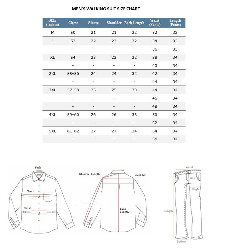 Men’s 2pc Casual Shirt & Pants Set Mandarin/ Banded Collar Long Sleeve #2826