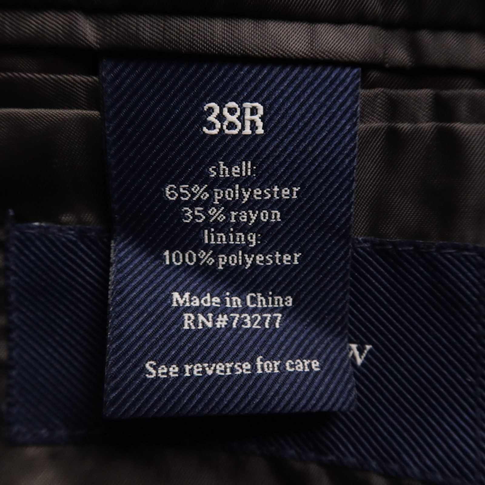 Croft & Barrow Jacket 38R S Gray Pinstripe Polyester Blazer Sport Coat