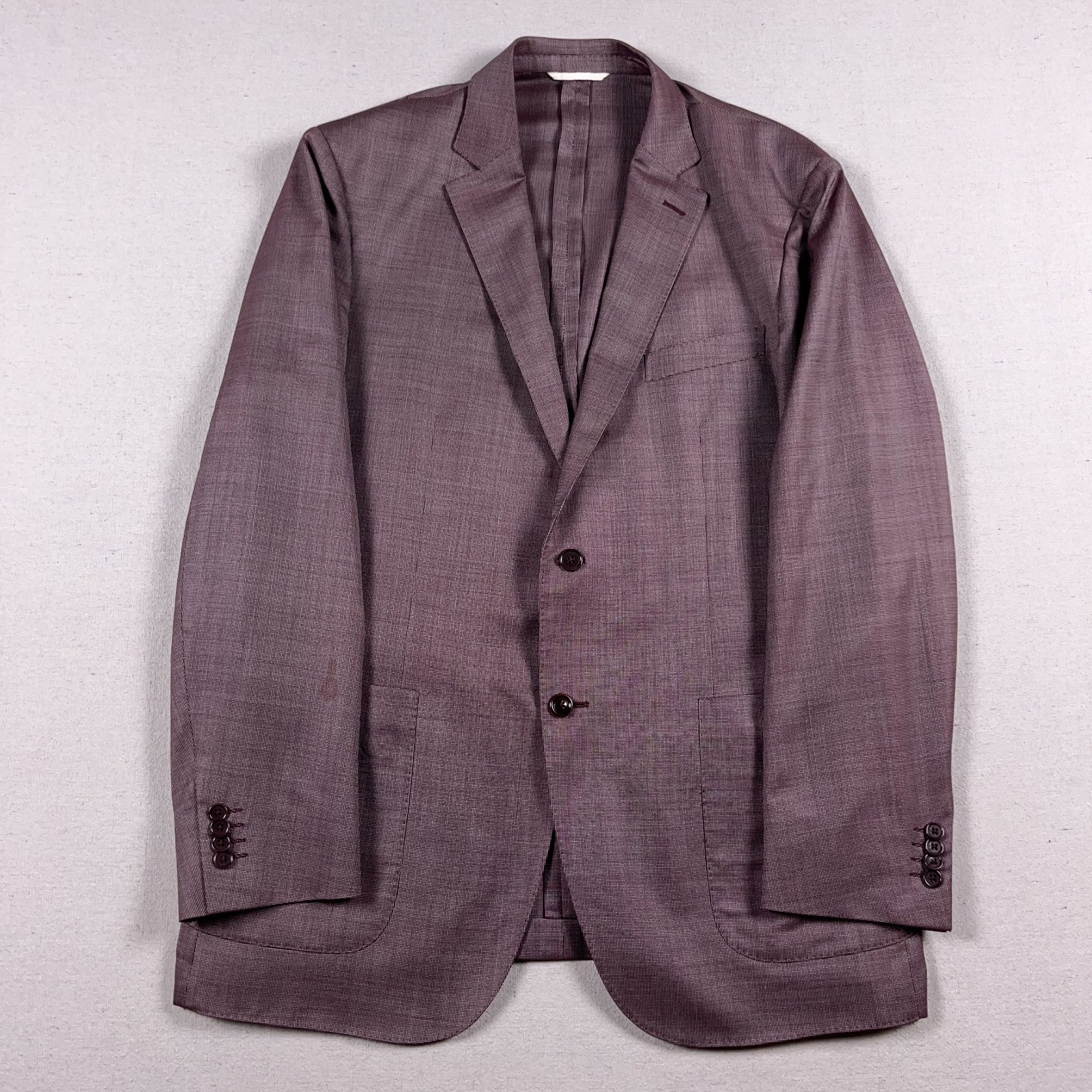 Ermenegildo Zegna Blazer Mens IT 56R / US 46R 10 Pockets Trofeo 600 Wool Silk