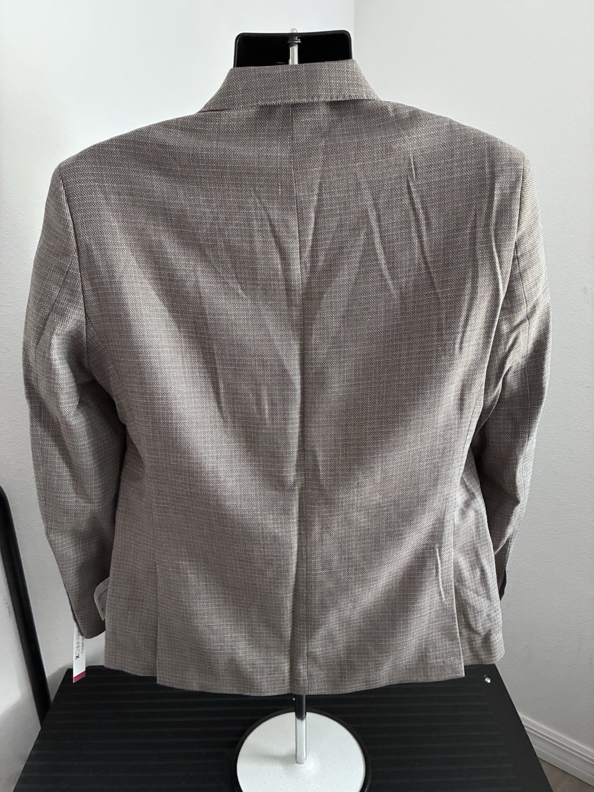 Calvin Klein Slim Fit Blazer Cream Tan Wool Blend Sport Coat NWT Modern