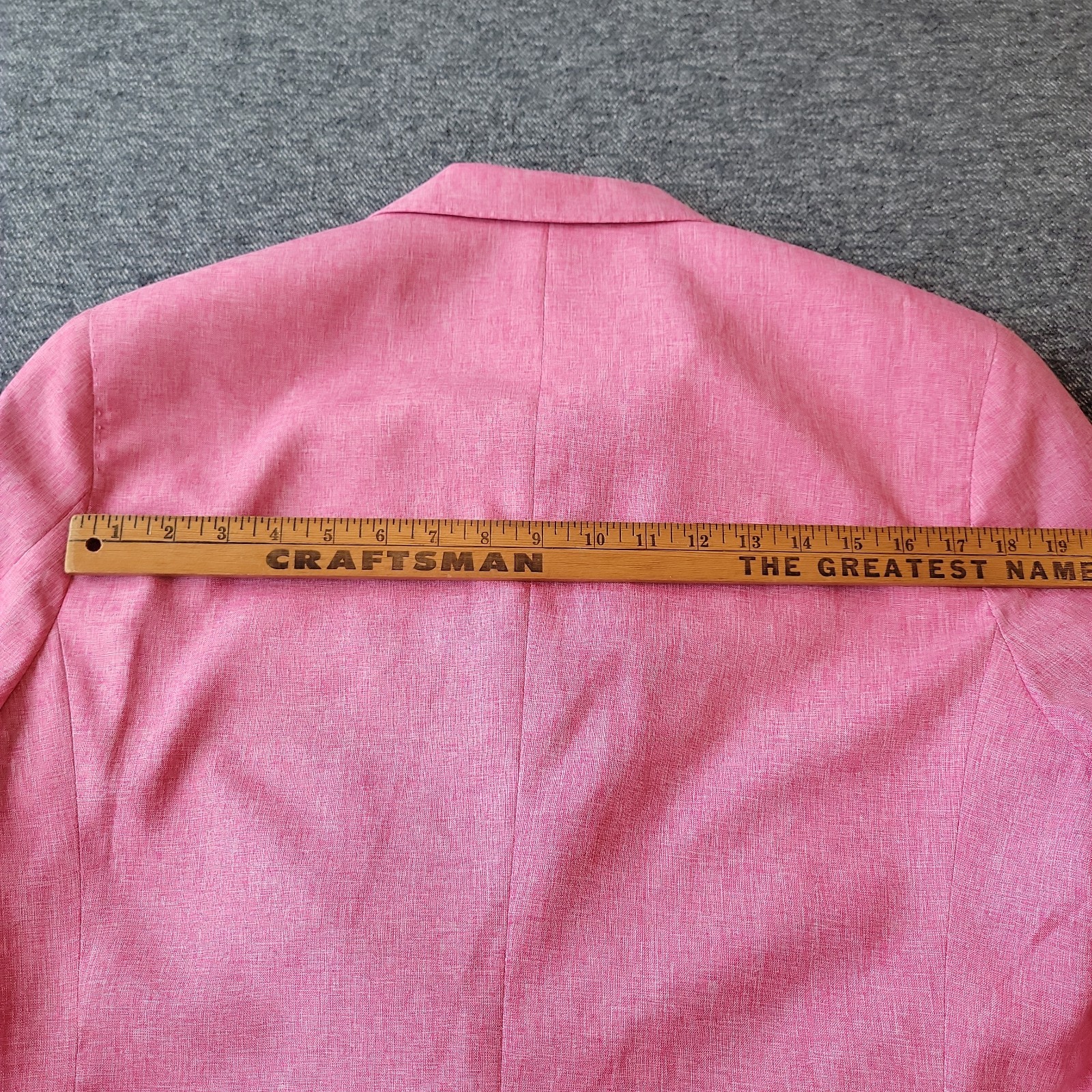 TailorByrd Jacket Men’s 40R Blazer Sport Coat Pink Chambray 2 Button Geometric