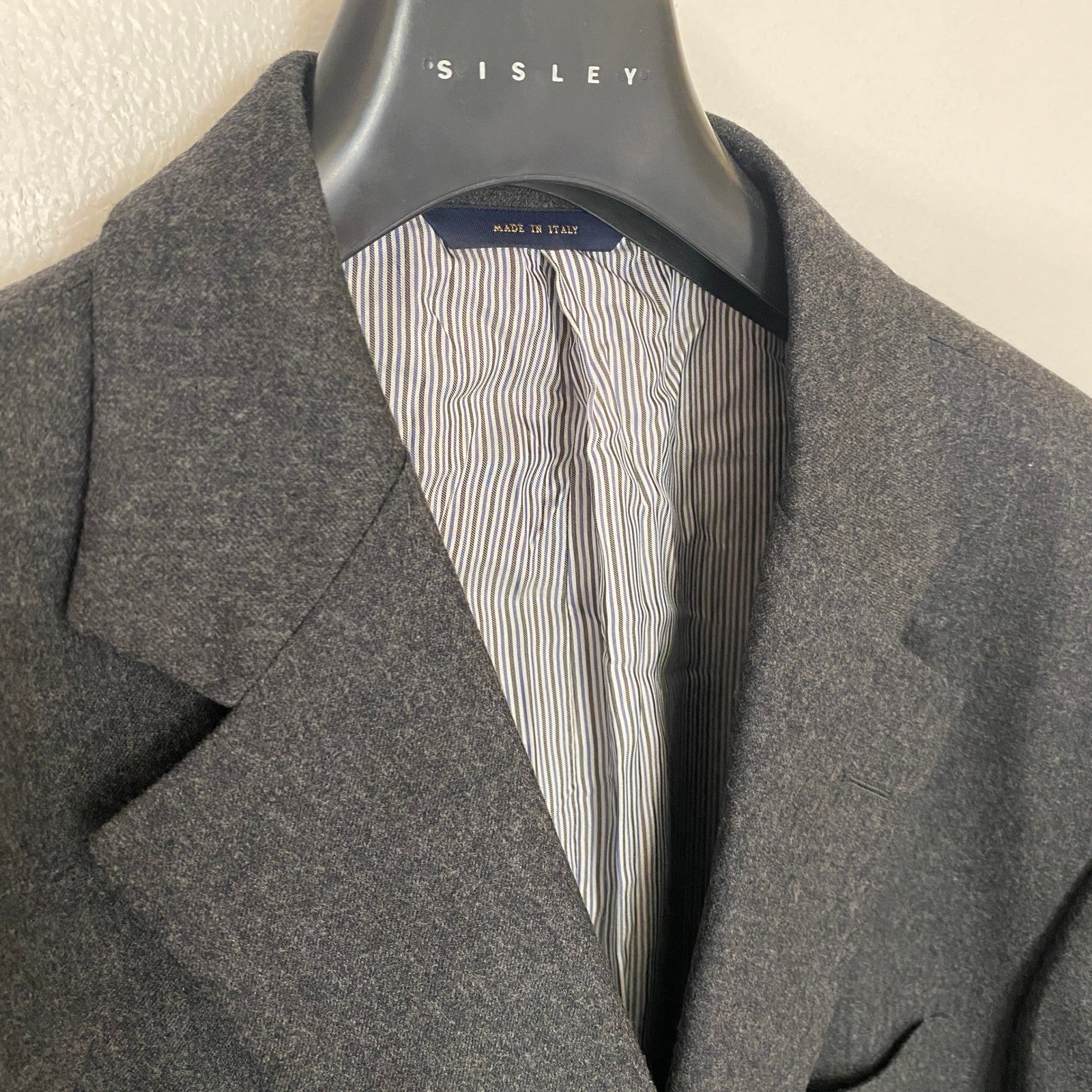Brooks Brothers 1818 Madison Cut 2 Piece Suit Charcoal Grey Wool 48L W43