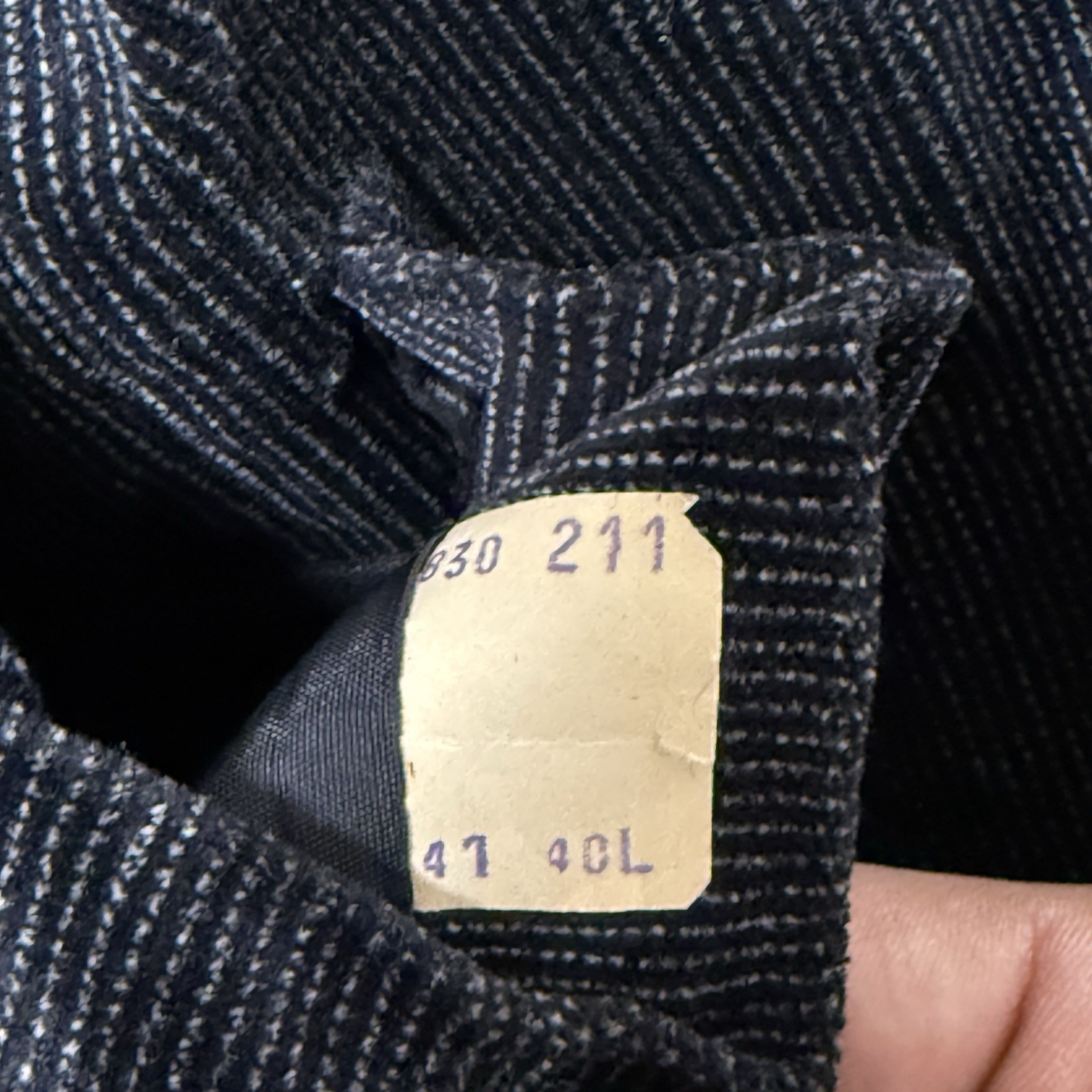 Yes Saint Laurent Vtg Textured Suede Black Blazer Sz 41