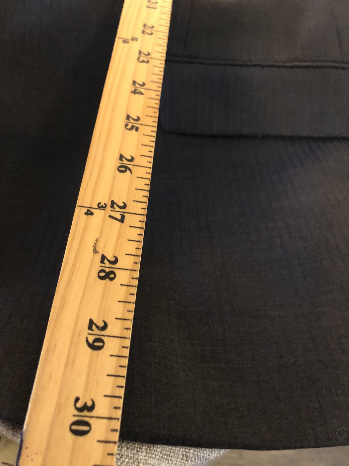 Calvin Klein Suit Jacket Mens 46R Gray Wool Notch Lapel Business Classic Office