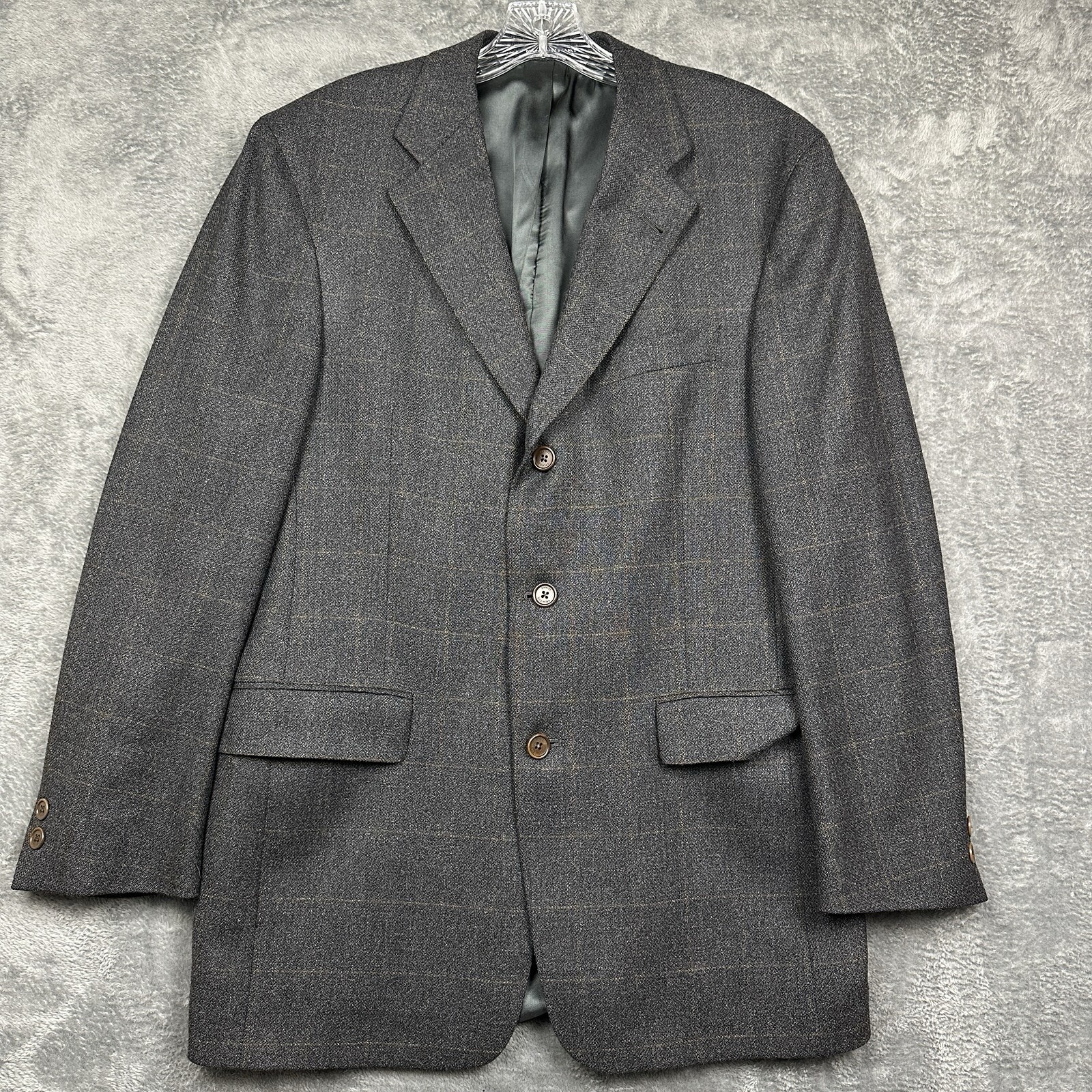 Tommy Hilfiger Blazer Men’s 40R Navy Blue Gold Crest Buttons Classic Preppy EUC