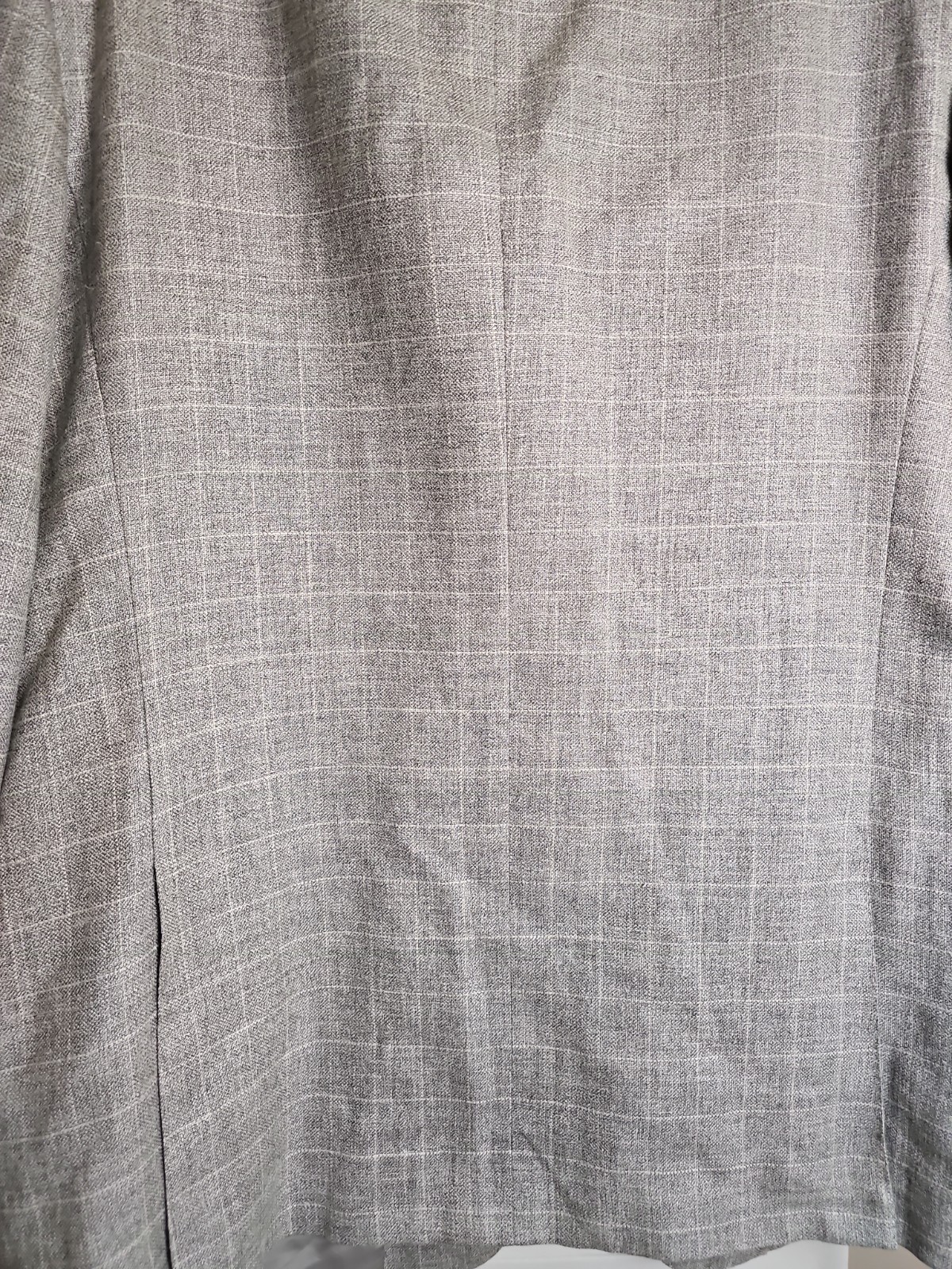 Canali Blazer Wool Silk Linen Sport Coat Jacket Windowpane Gray Mens Size US 48L