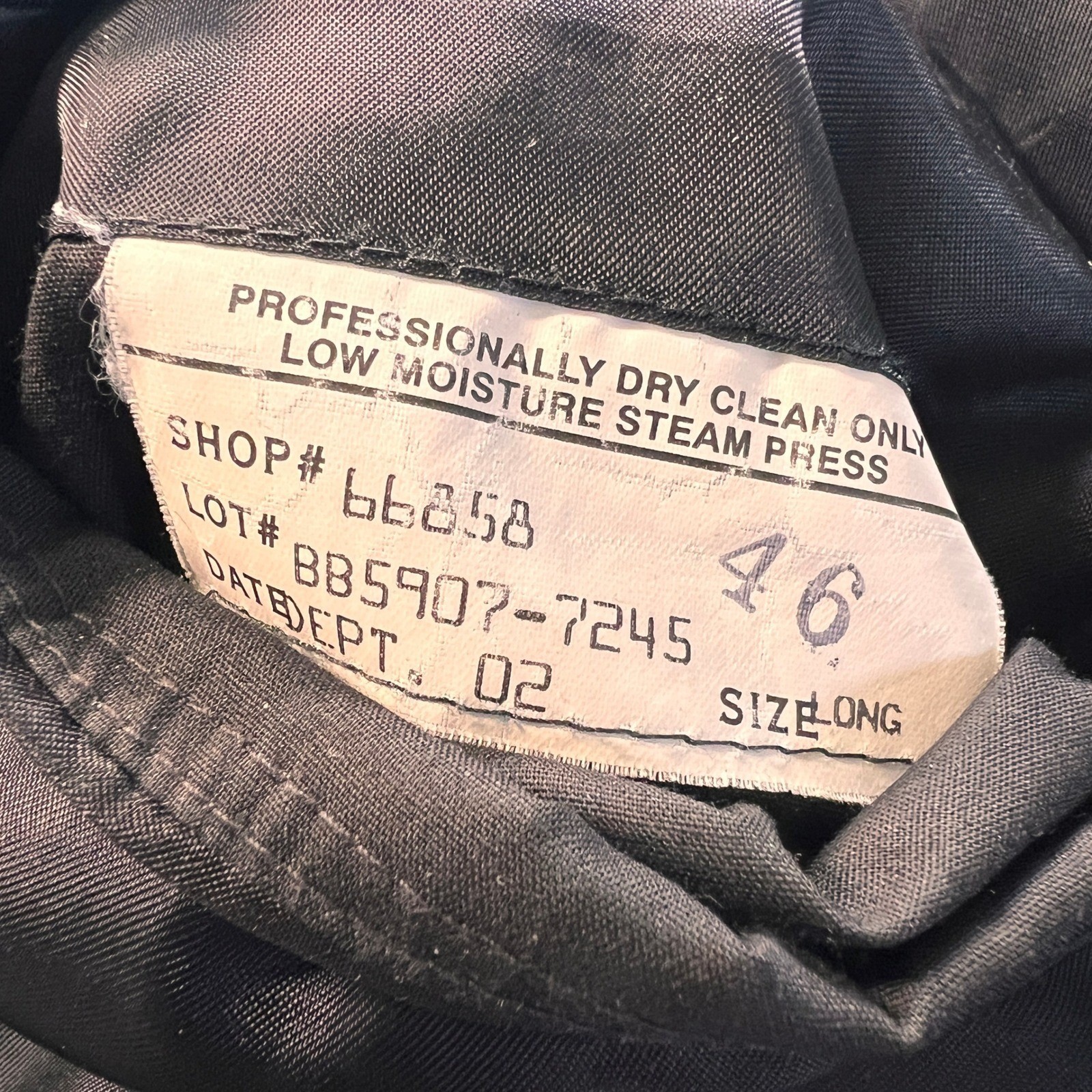 Brooks Brothers Suit Mens 46L Charcoal Pinstripe Brooksease Makers Wool USA 2pc