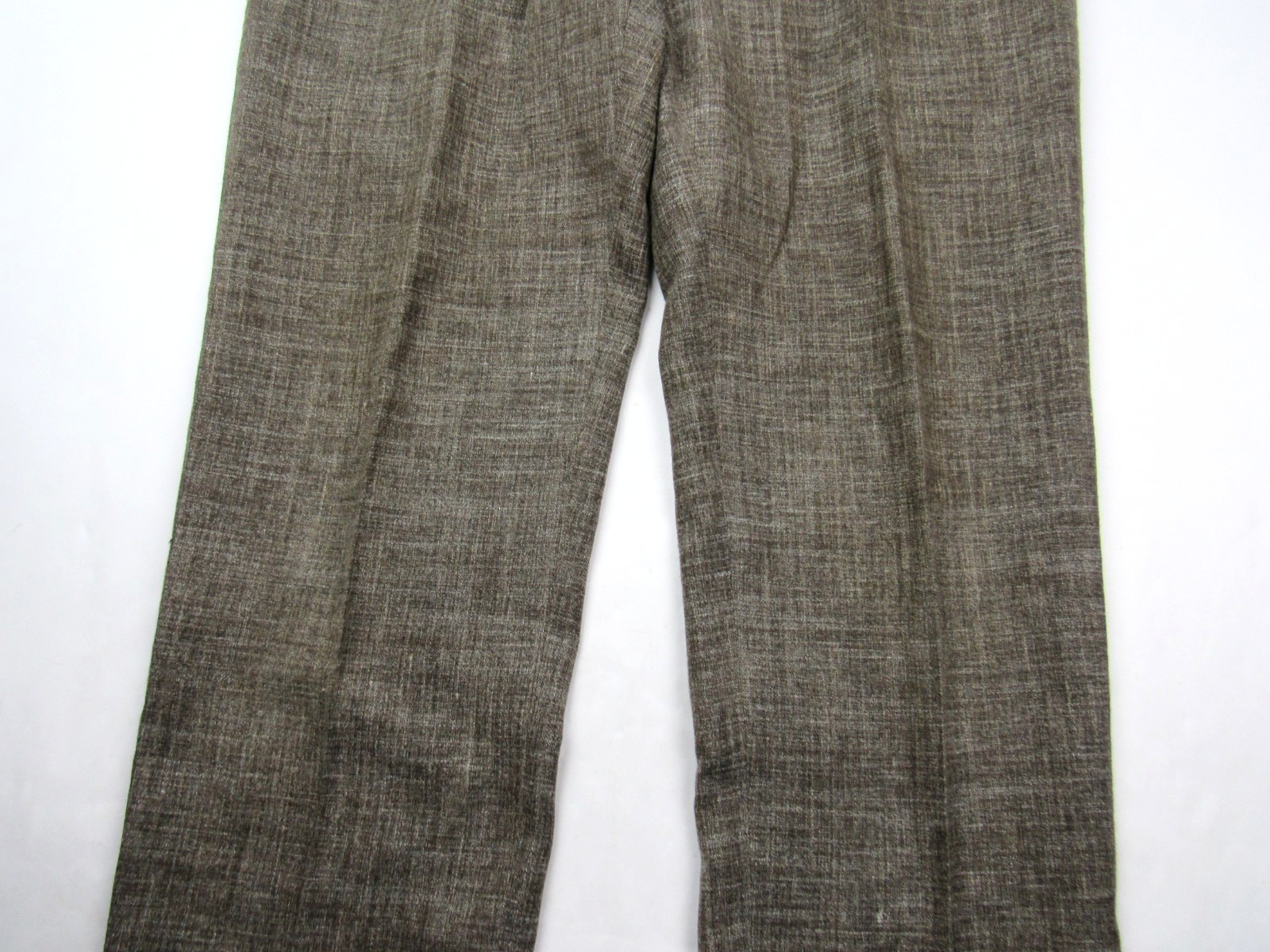 Suitsupply Lazio 2 Pc E. Thomas Brown Silk Linen Wool Suit 44L / Pants 37 x 33.5