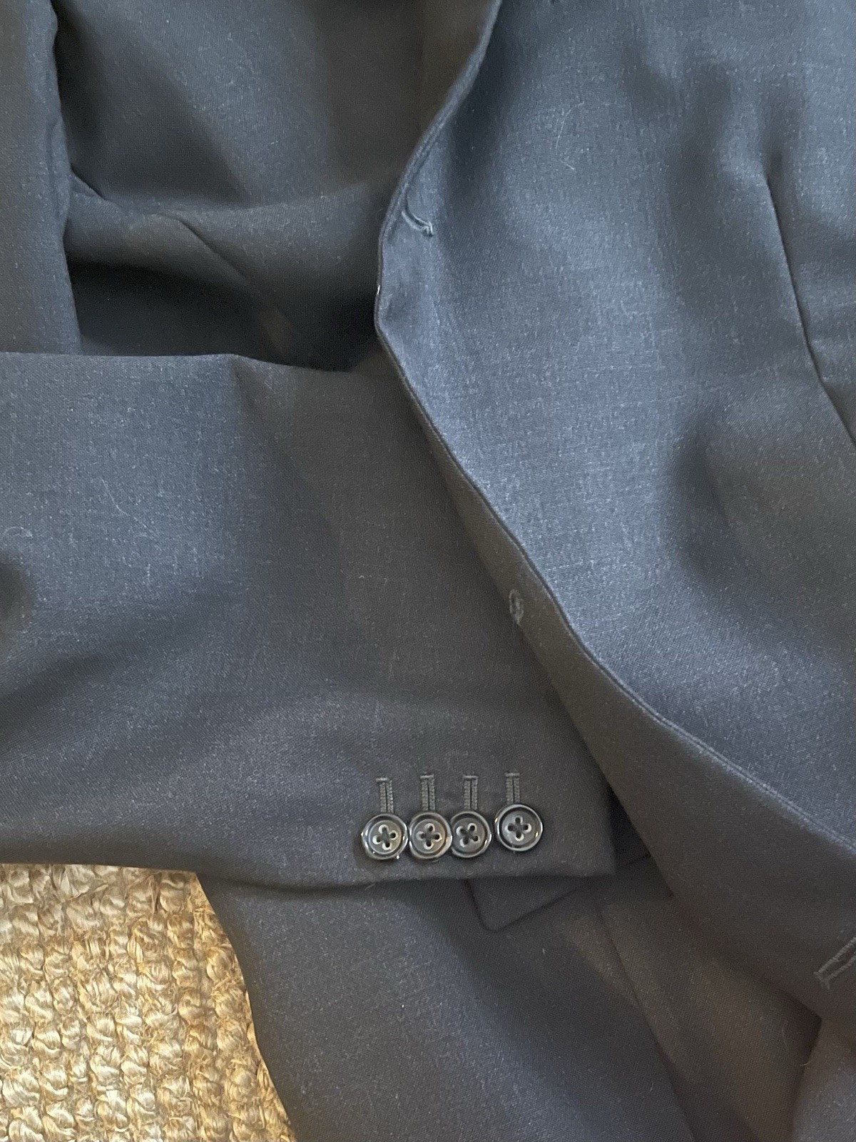 Jil Sander Mens Charcoal Blazer 54 Long Fits Like US 42 Long