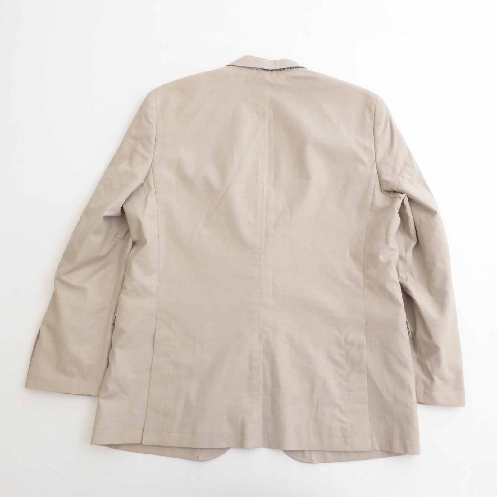 Joseph Abboud Mens Sport Coat Tan Cotton Spandex Two Button Blazer Large