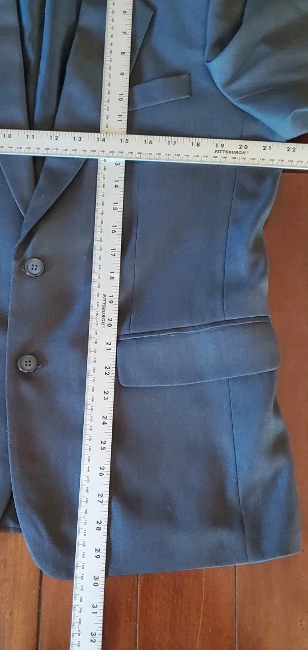 Alan Italy Custom Tailored Wool and Cashmere Blend 2 Pc. Suit Excellent