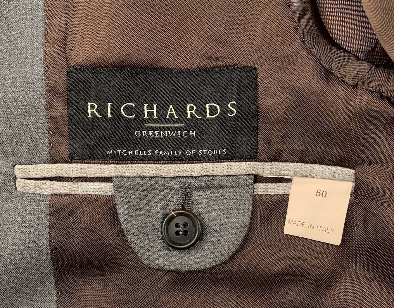 Mens 40 S Brunello Cucinelli Mid Grey 3/2 Roll Wool Blazer Made Italy