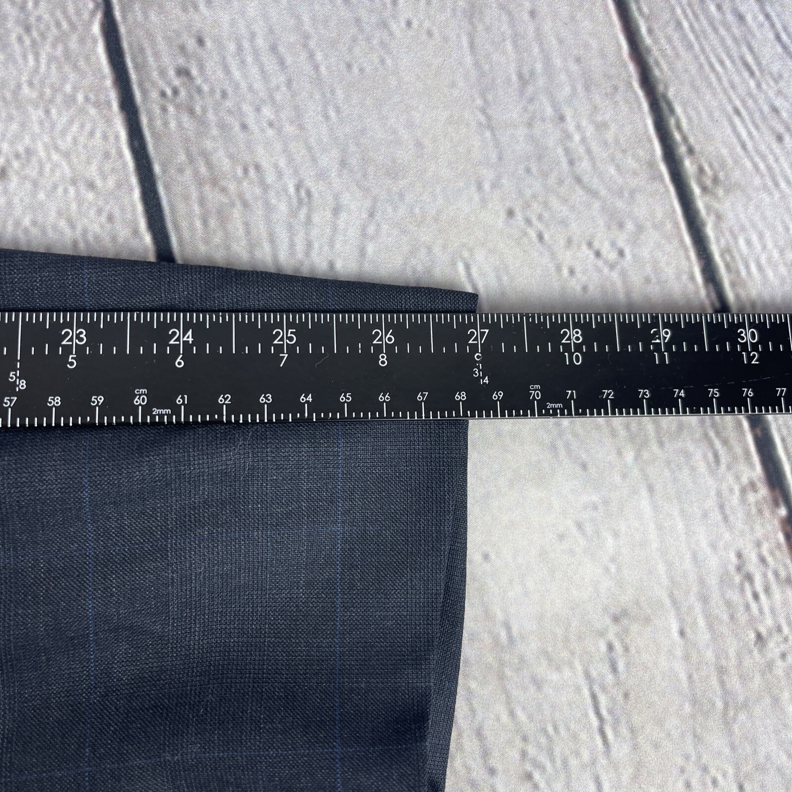 Lauren Ralph Lauren Blazer Sport Coat 44R Navy Blue 100% Wool 2 Button