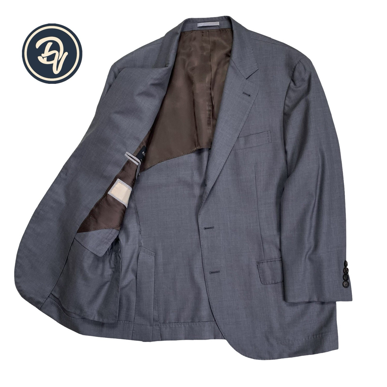 Mens 40 S Brunello Cucinelli Mid Grey 3/2 Roll Wool Blazer Made Italy