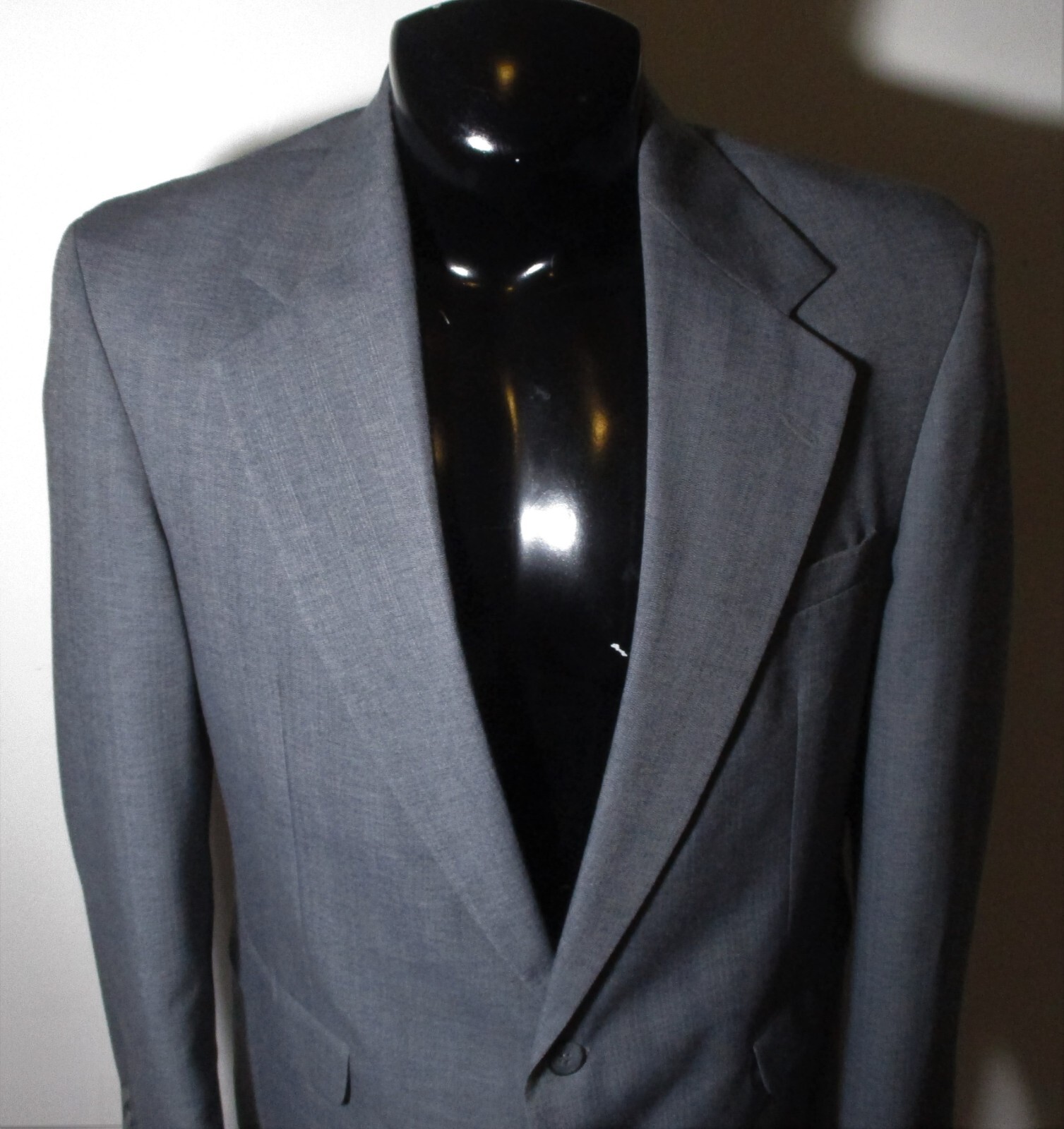 REED ST. JAMES Vintage Gray 2 Pc Suit Men’s Size 42 Long, 36X32