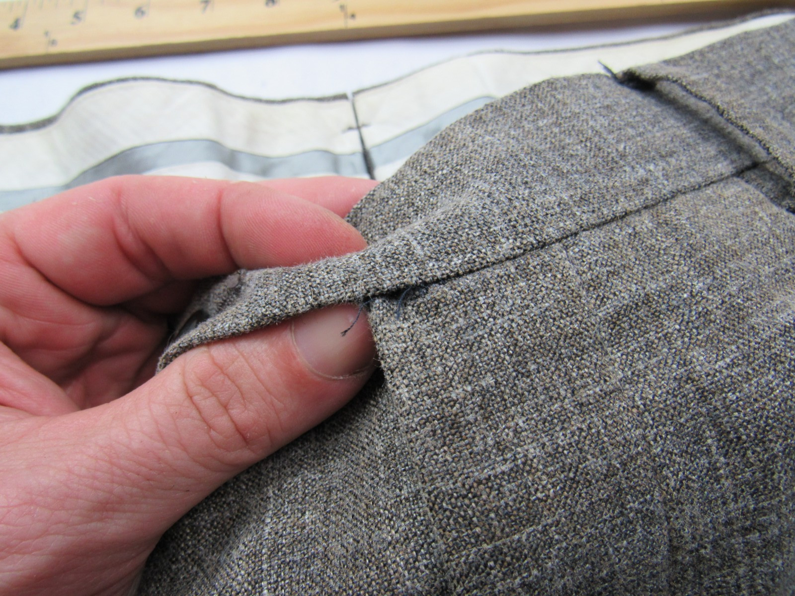 Suitsupply Lazio 2 Pc E. Thomas Brown Silk Linen Wool Suit 44L / Pants 37 x 33.5