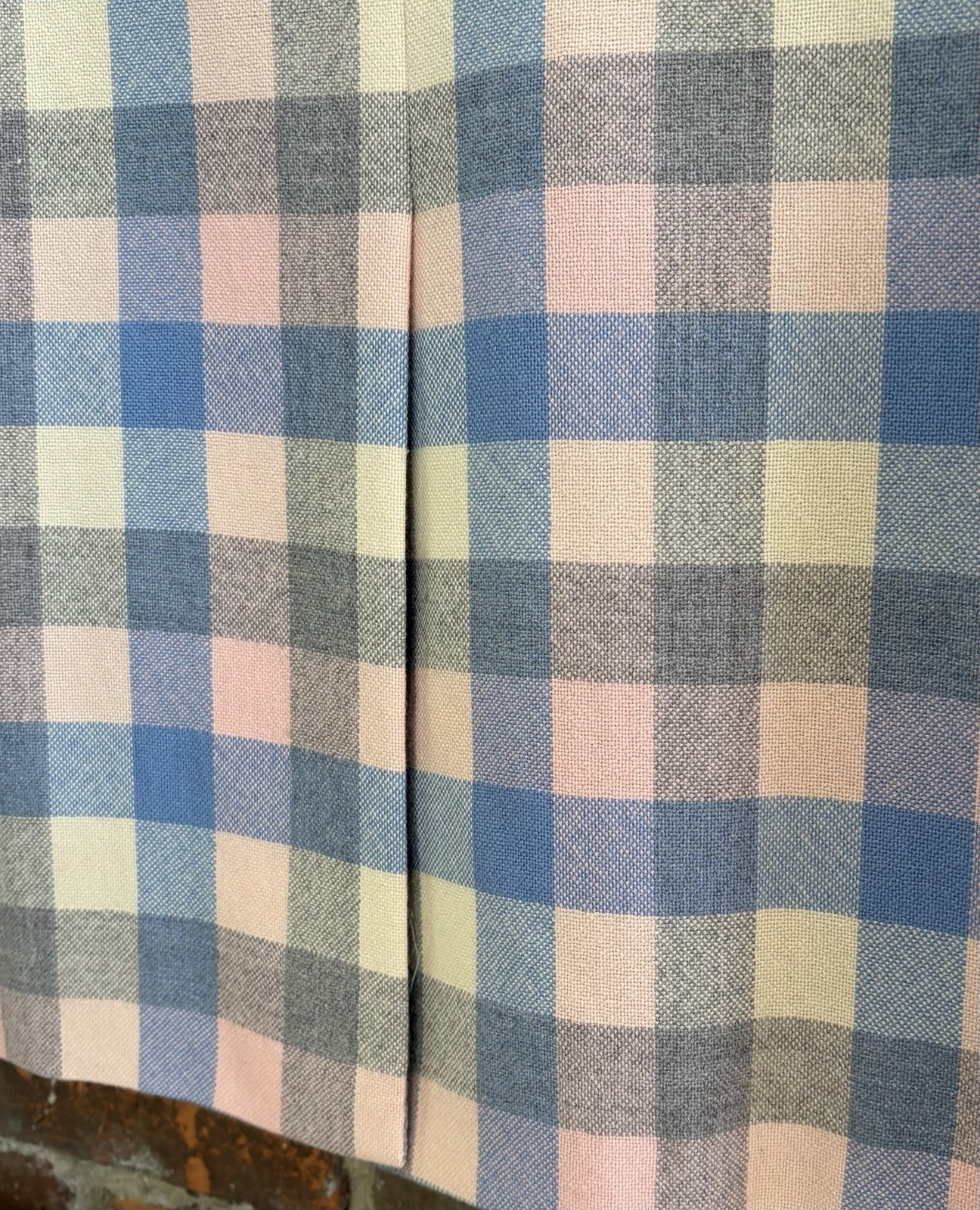 Oxxford Mens Pastel Plaid Onwentsia Sport Coat Maus & Hoffman Size 46T Excellent