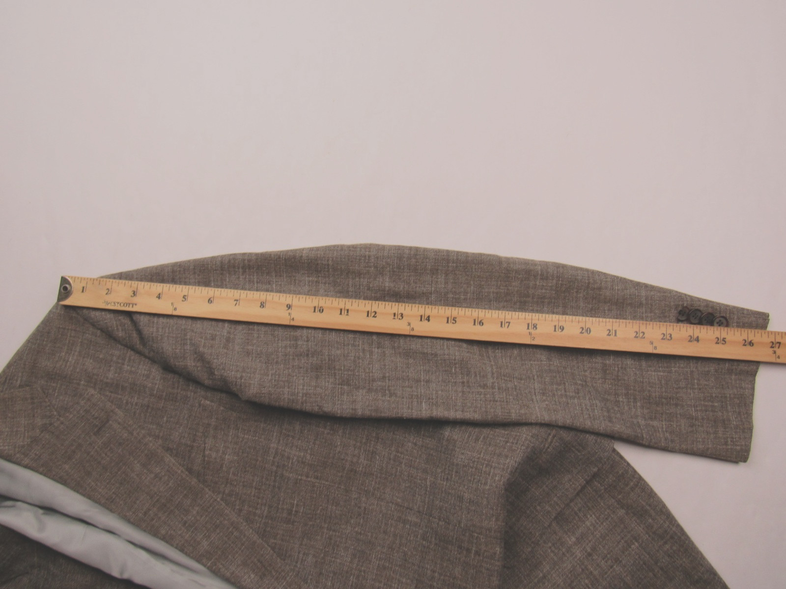 Suitsupply Lazio 2 Pc E. Thomas Brown Silk Linen Wool Suit 44L / Pants 37 x 33.5