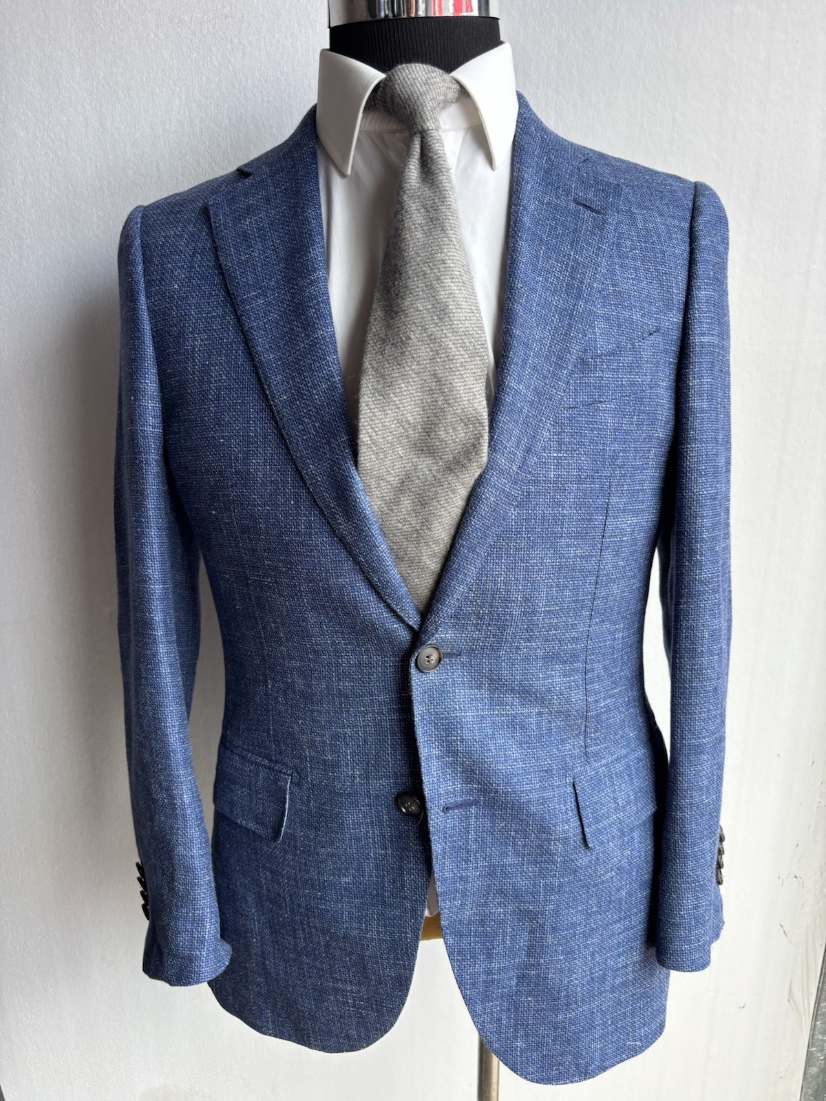 ⭐️ SUITSUPPLY LAZIO SLIM WOOL SILK LINEN SPORT COAT 38 / 48 REGULAR ⭐
