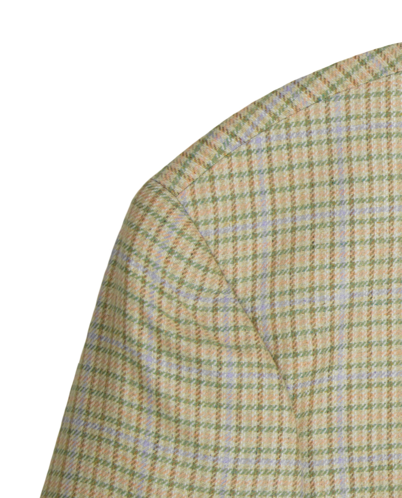 NWT Men’s 44 R Paul Fredrick Houndstooth Lanificio di Pray 100% Silk Sport Coat