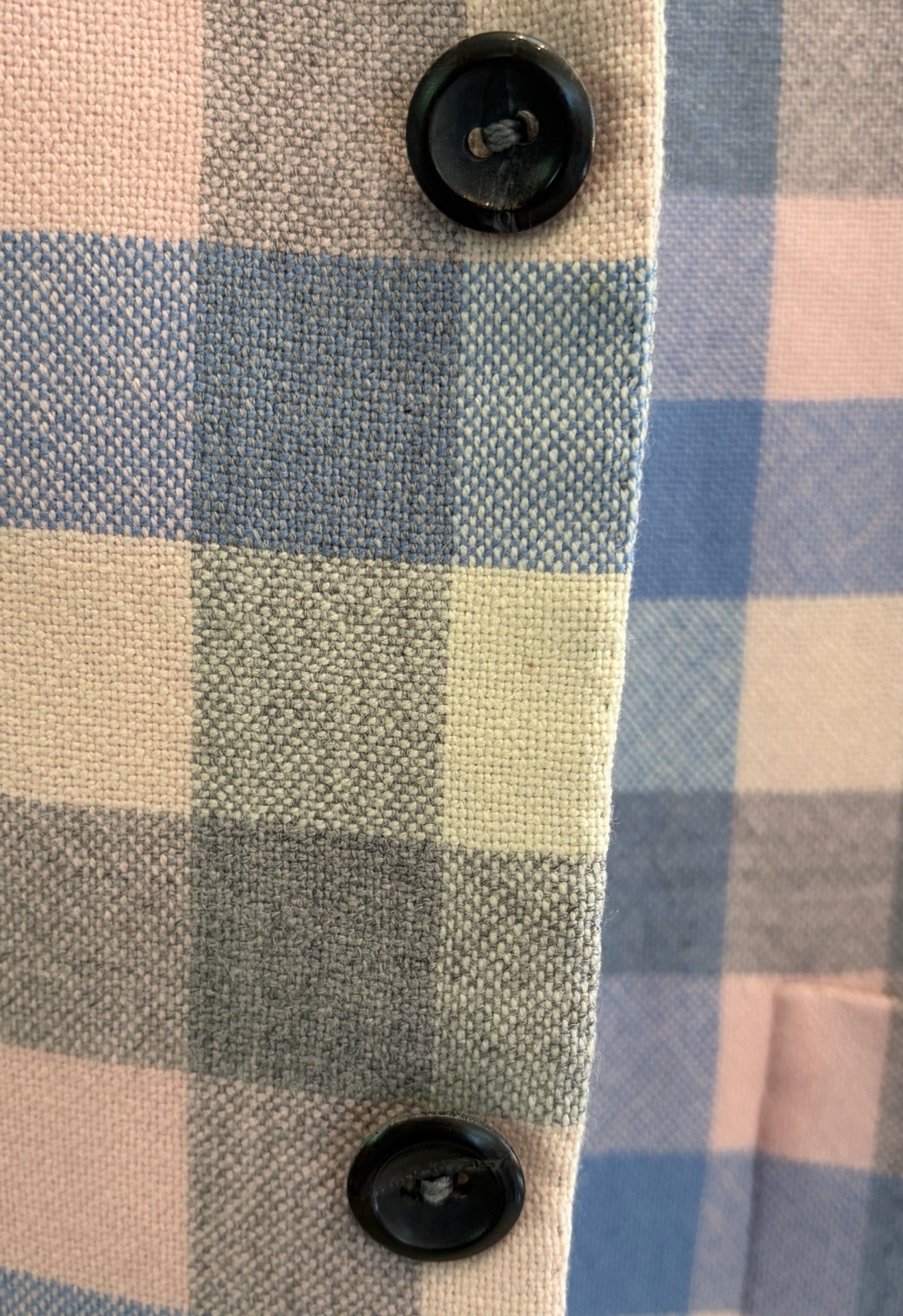 Oxxford Mens Pastel Plaid Onwentsia Sport Coat Maus & Hoffman Size 46T Excellent
