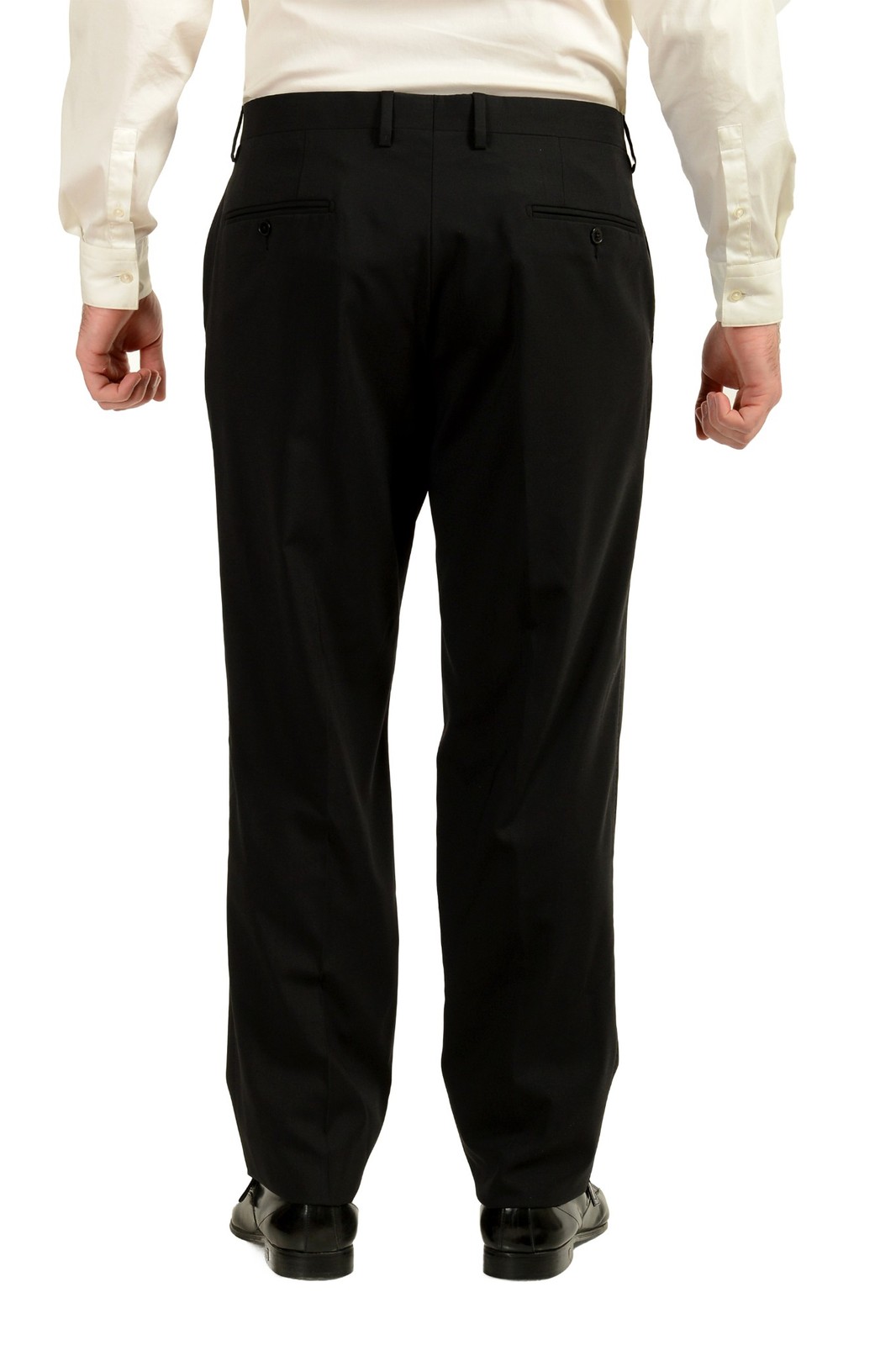 Dolce & Gabbana Men’s “Gold” Black Wool Two Button Suit US 46R IT 56R
