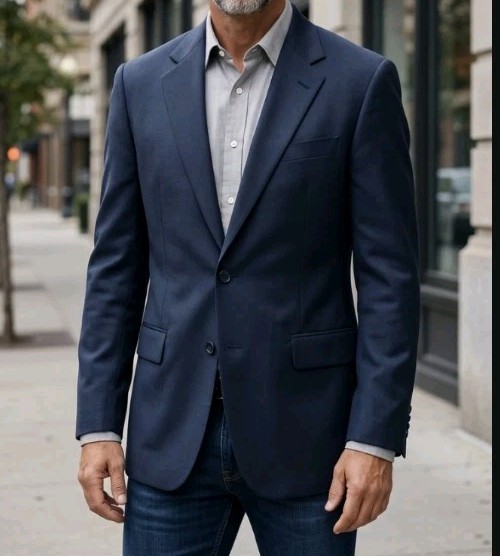 Alan Italy Custom Tailored Wool and Cashmere Blend 2 Pc. Suit Excellent