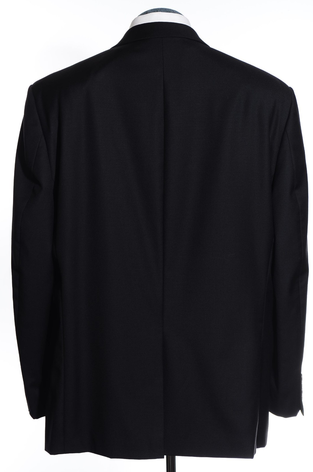 48R Lauren Ralph Lauren Jet-Black Worsted-Wool Sport Coat Blazer Jacket XXXL 3XL
