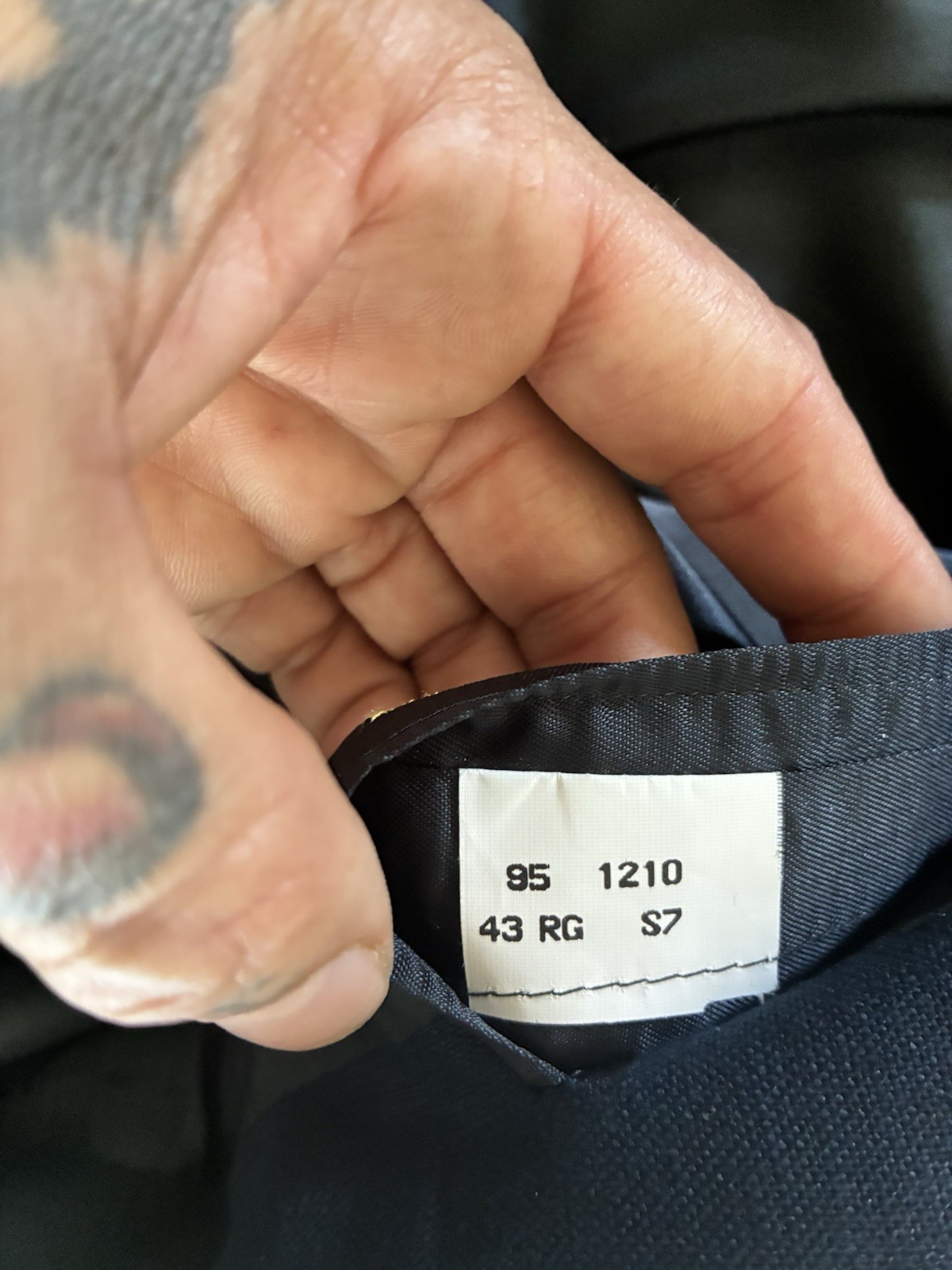 BROOKS BROTHERS 43R Made In The USA 💯 LINEN DARK NAVY TWO- BUTTON SPORT COAT