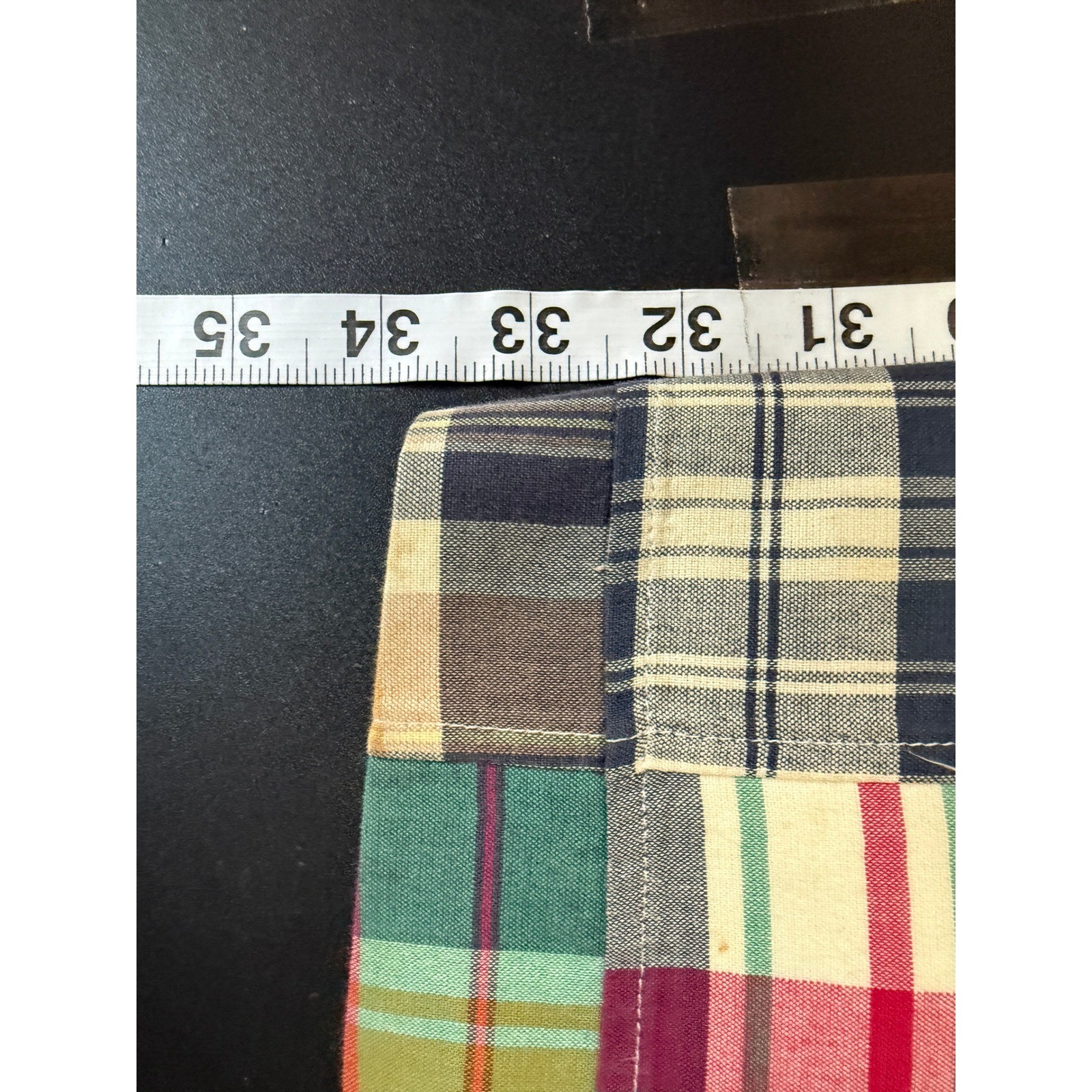 Mens Patchwork Madras Plaid Blazer Jacket Prep East Coastal Nautical 42 Academia