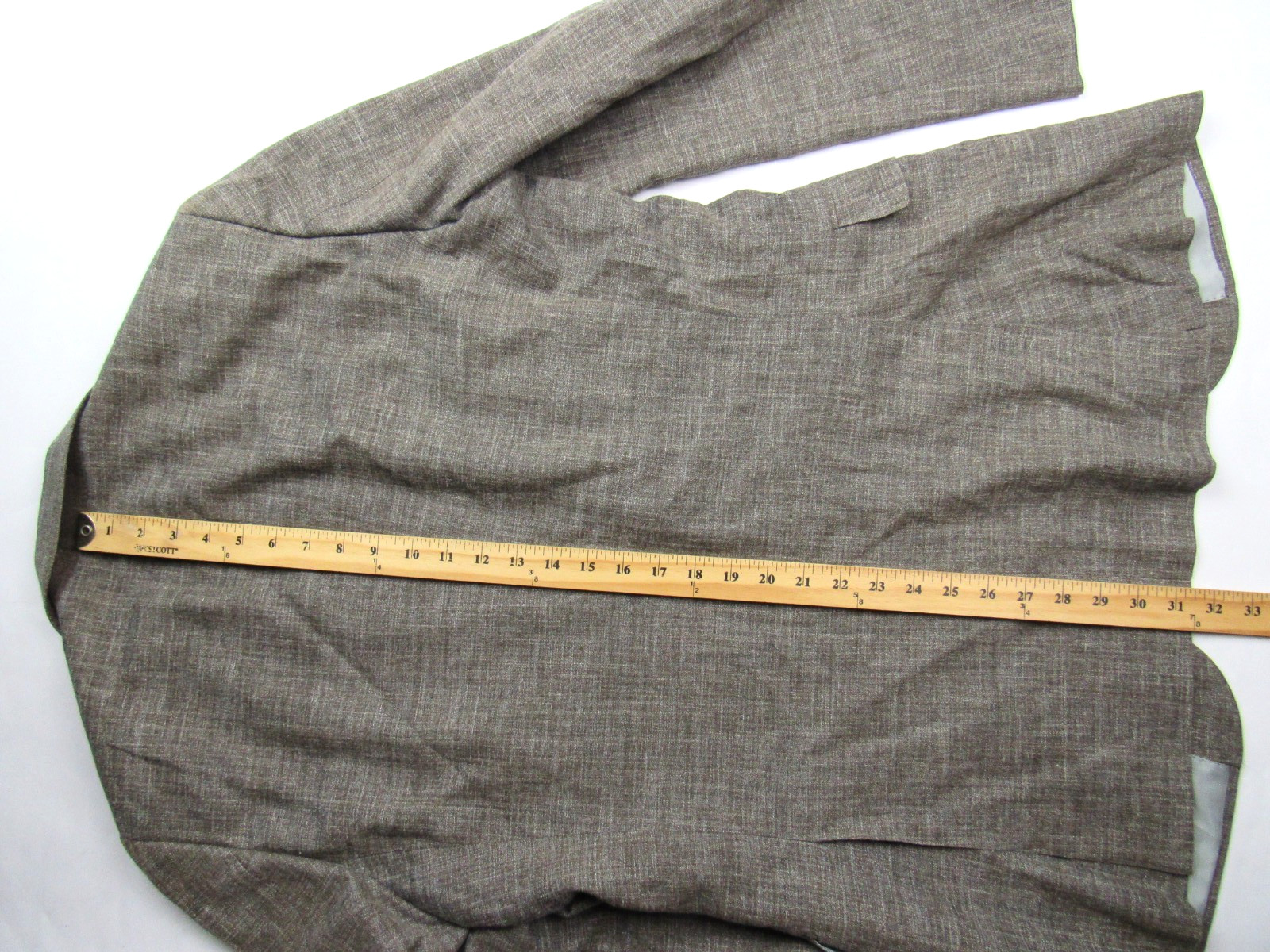 Suitsupply Lazio 2 Pc E. Thomas Brown Silk Linen Wool Suit 44L / Pants 37 x 33.5