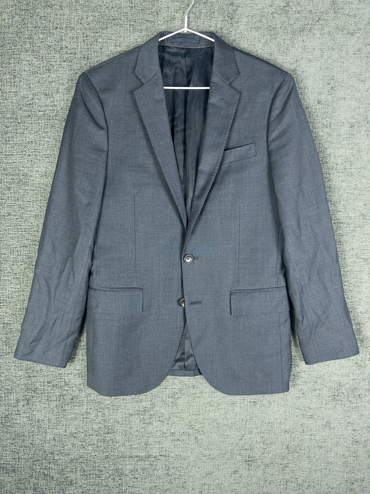 J.Crew Ludlow Wool Blazer Sport Coat Mens 36S Charcoal Gray Tollegno 1900 Quiet