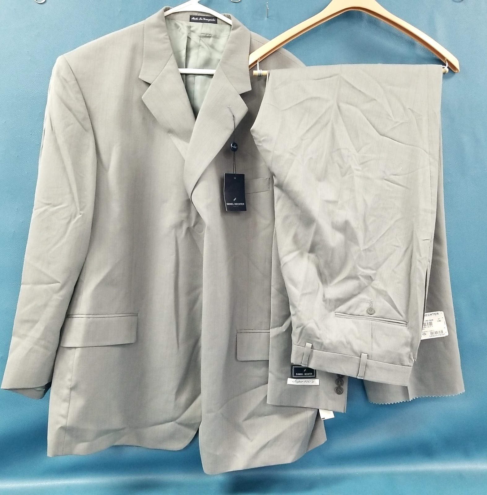 Daniel Hechter Gray Wool Blazer & Pants Set