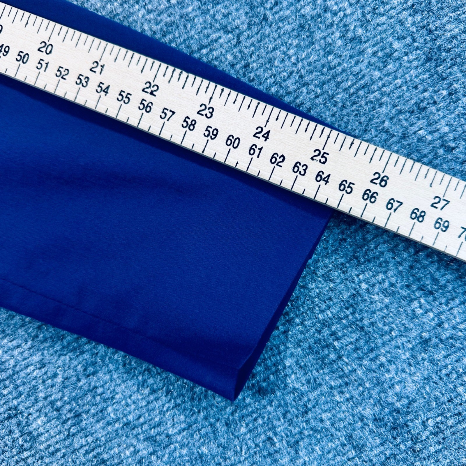 Express Innovator 40R Extra Slim Blazer Jacket Cobalt Blue Cotton Blend Stretch