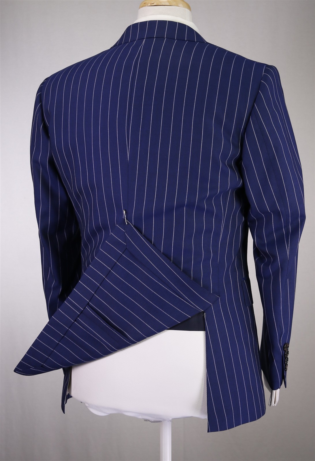 Paul Stuart Current Royal Blue Chalkstripe 3-Piece Wool Suit 38S