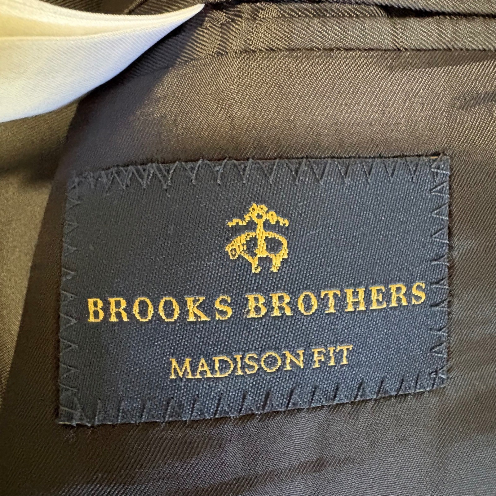 Brooks Brothers Blazer 50L Navy Blue Madison Fit Wool Gold Buttons Sport Coat