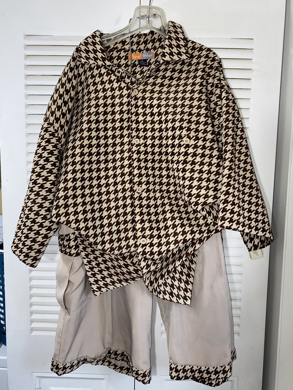sz xl Regal Wear 2 piece set shirt & long shorts button down with shirt pocket
