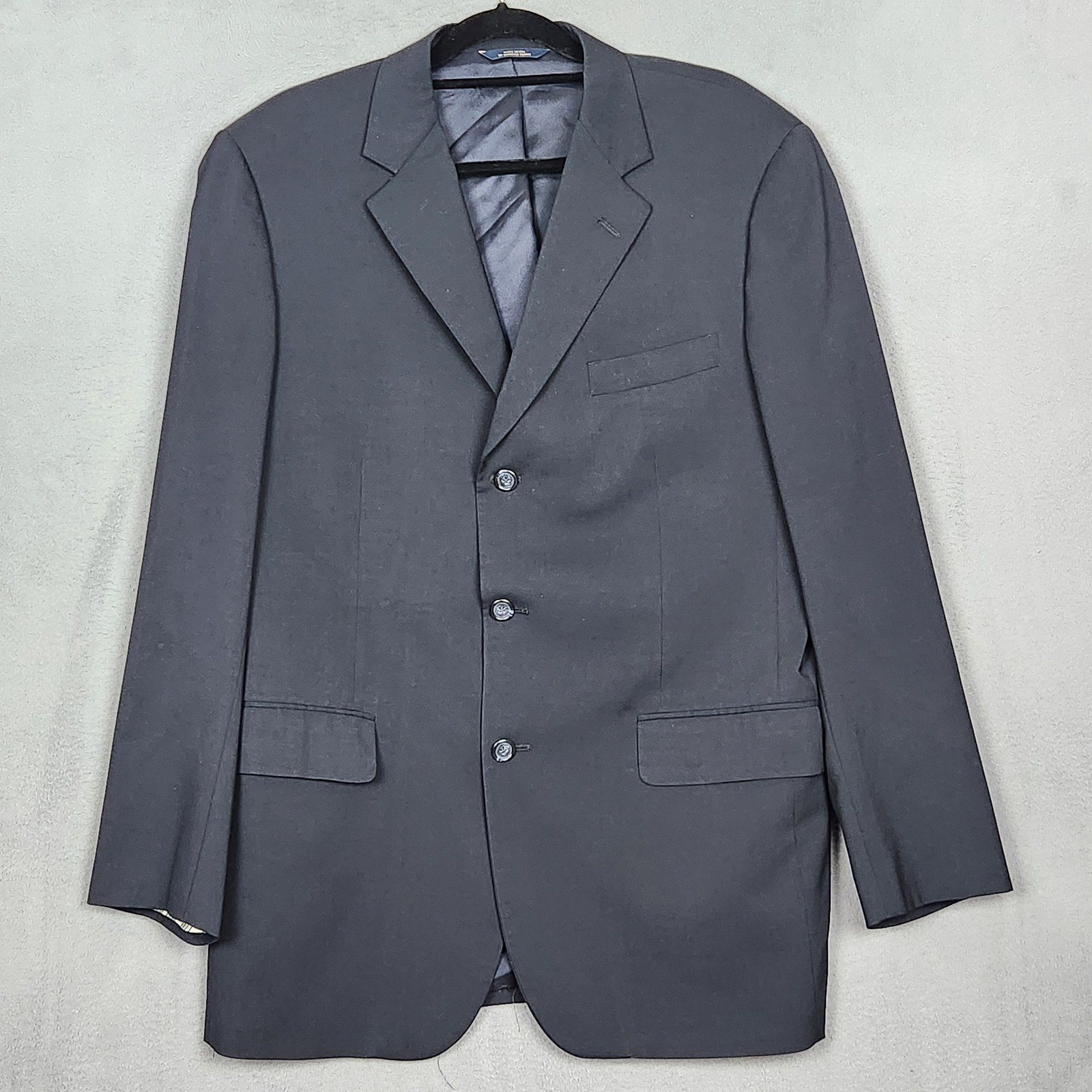 BROOKS BROTHERS Blazer Mens 42 Long Brooksease Wool Classic Suit Jacket Wedding