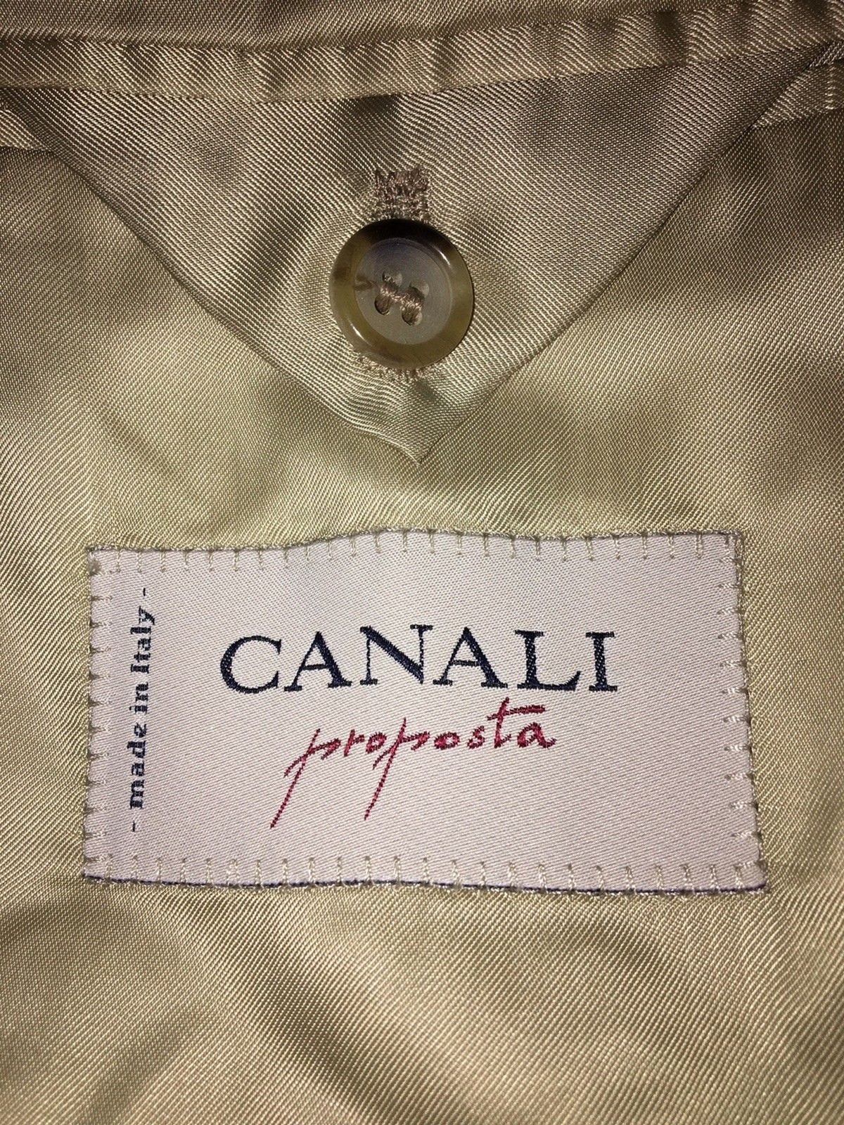 Canali Mens Brown /Blue Check Wool Sport Coat Blazer Jacket Size IT 54L / US 44L