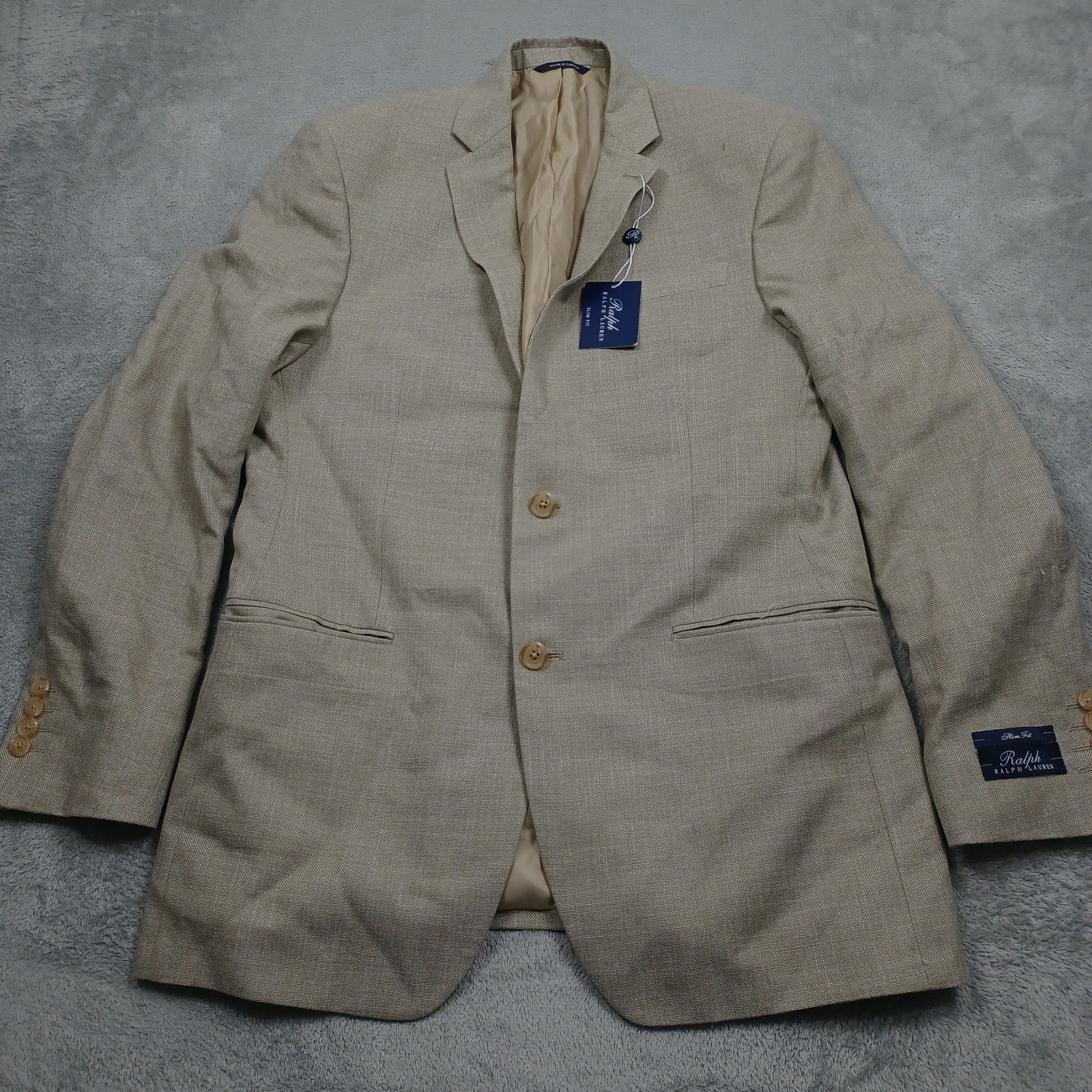 Ralph Lauren Blazer Mens 42L Brown Sport Coat Two Button NWT